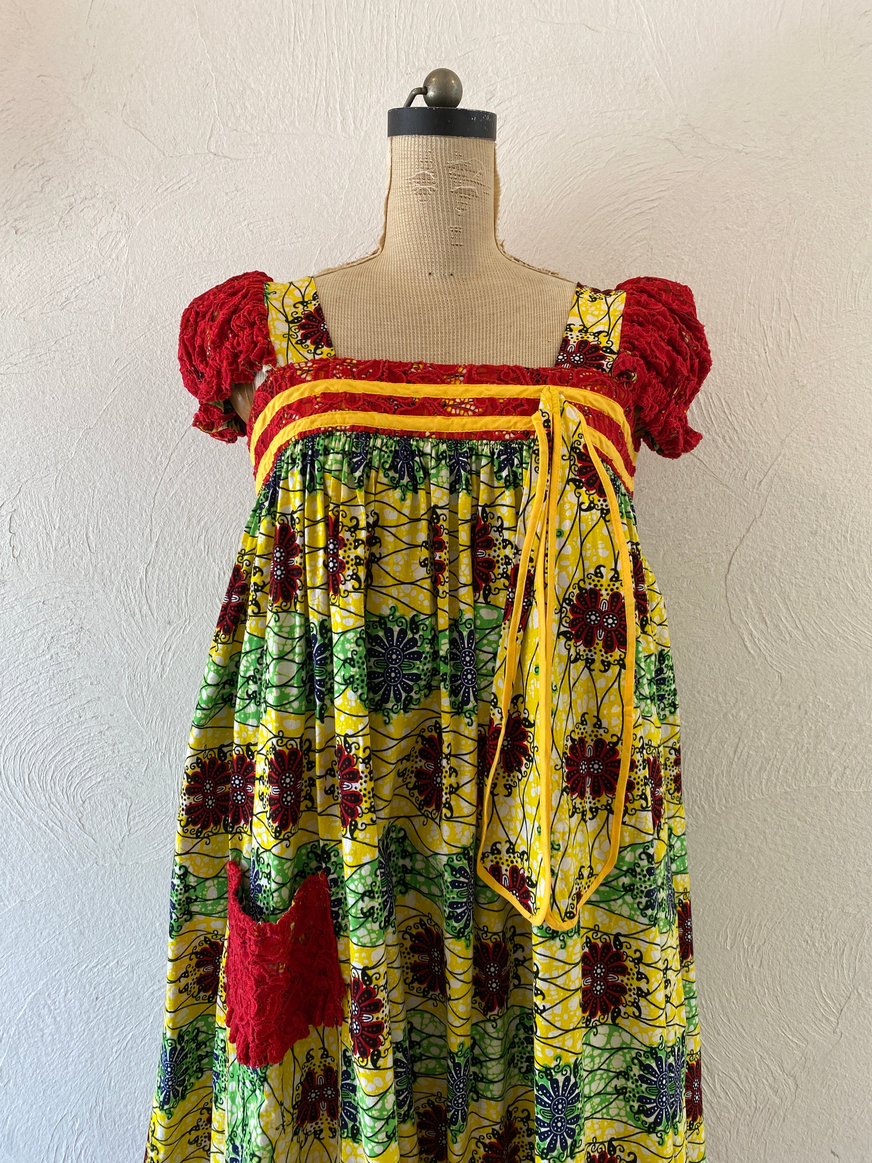 african&lace dress