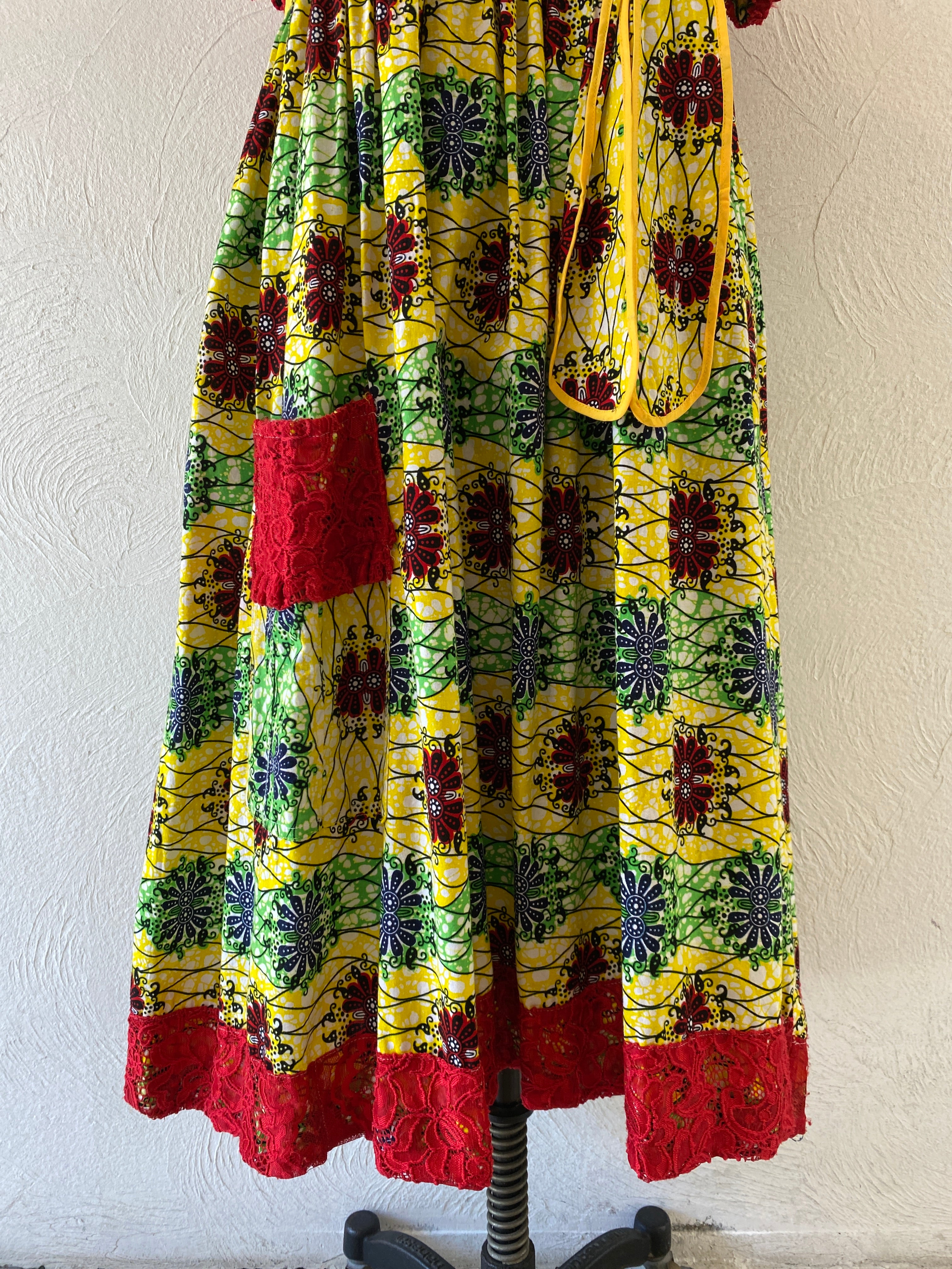african&lace dress