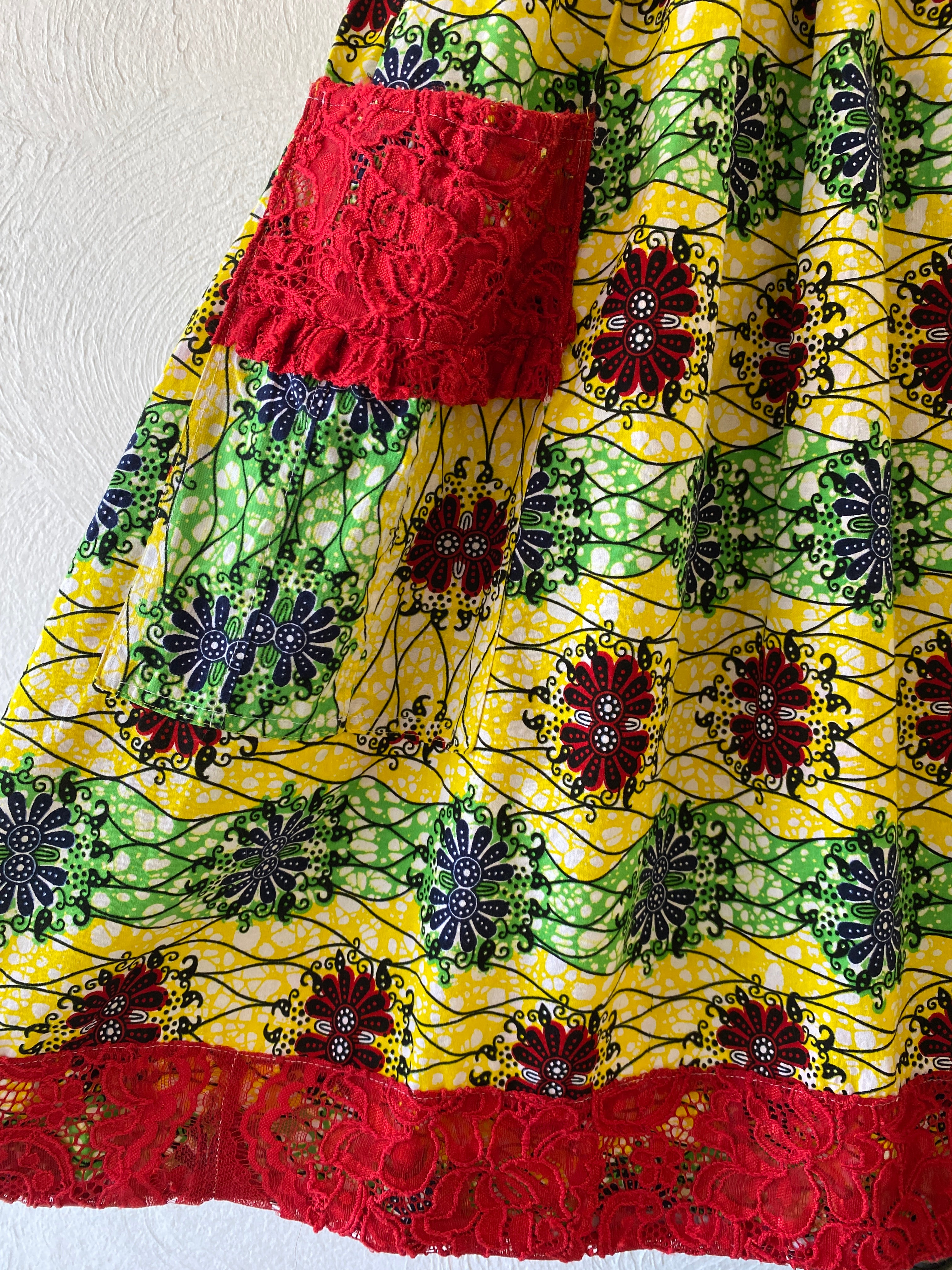 african&lace dress