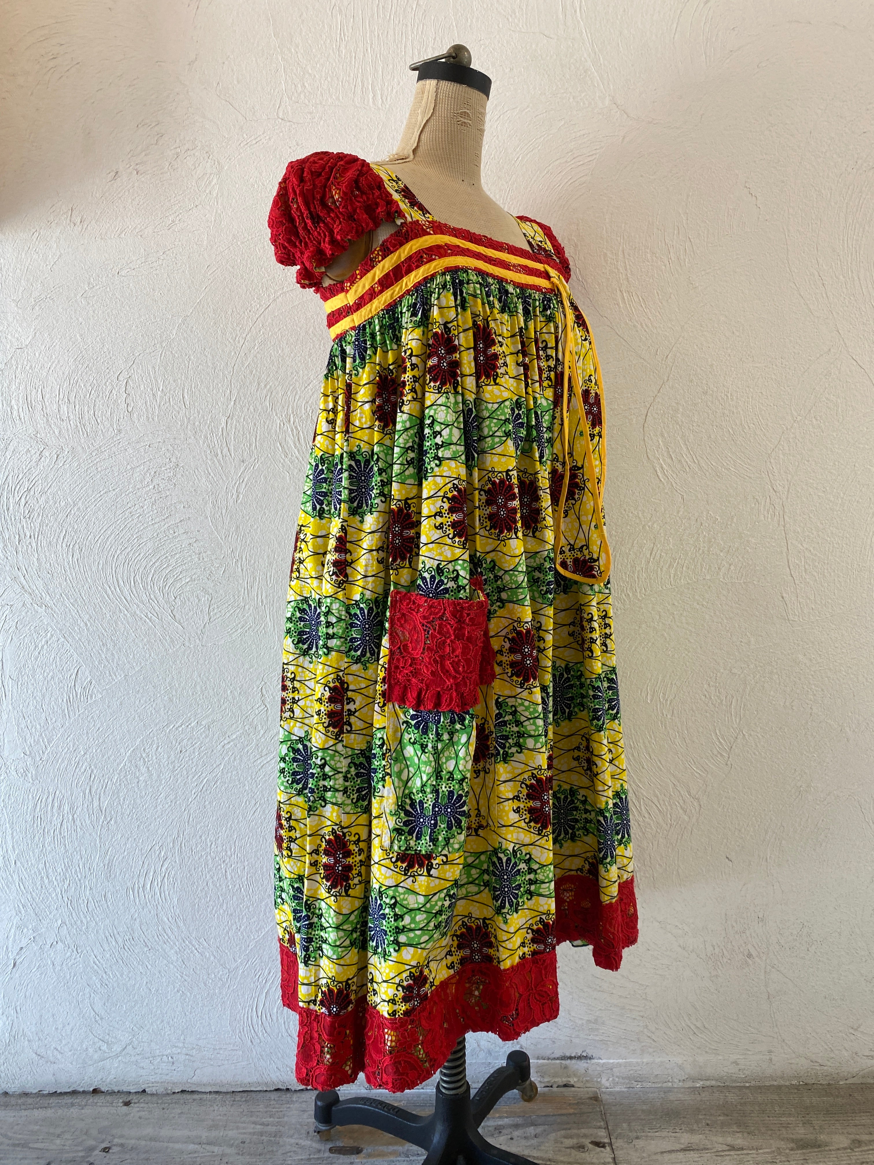 african&lace dress