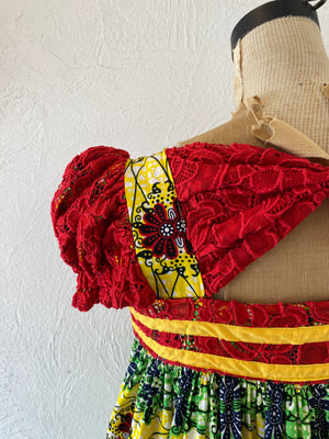 african&lace dress