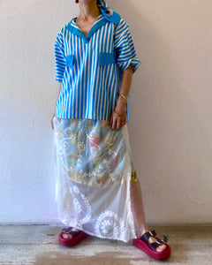 stripe cotton shirt