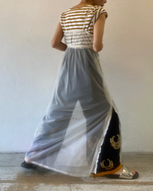 necklace embroidery pants