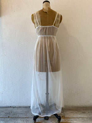 through embroidery dress