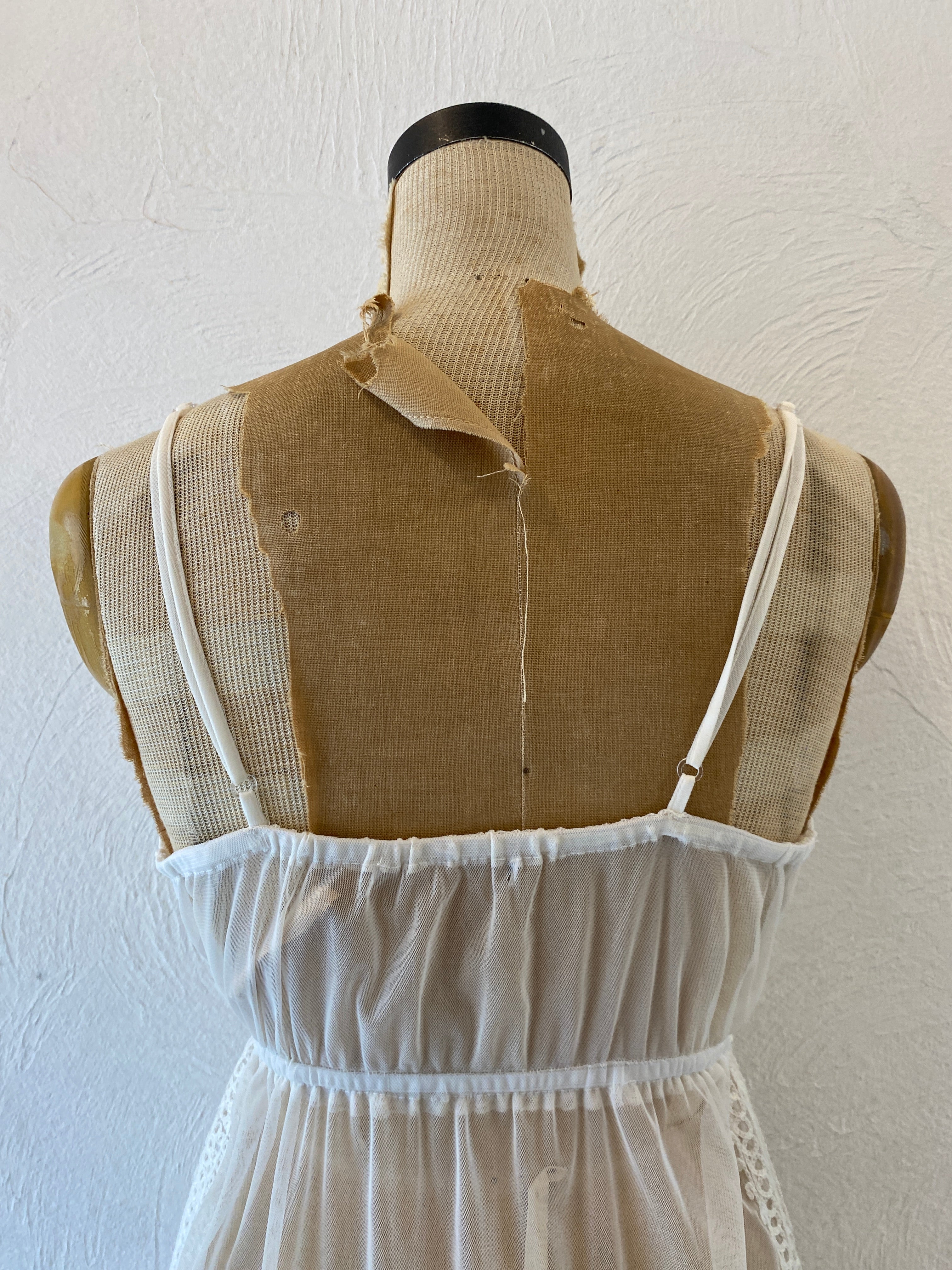 through embroidery dress