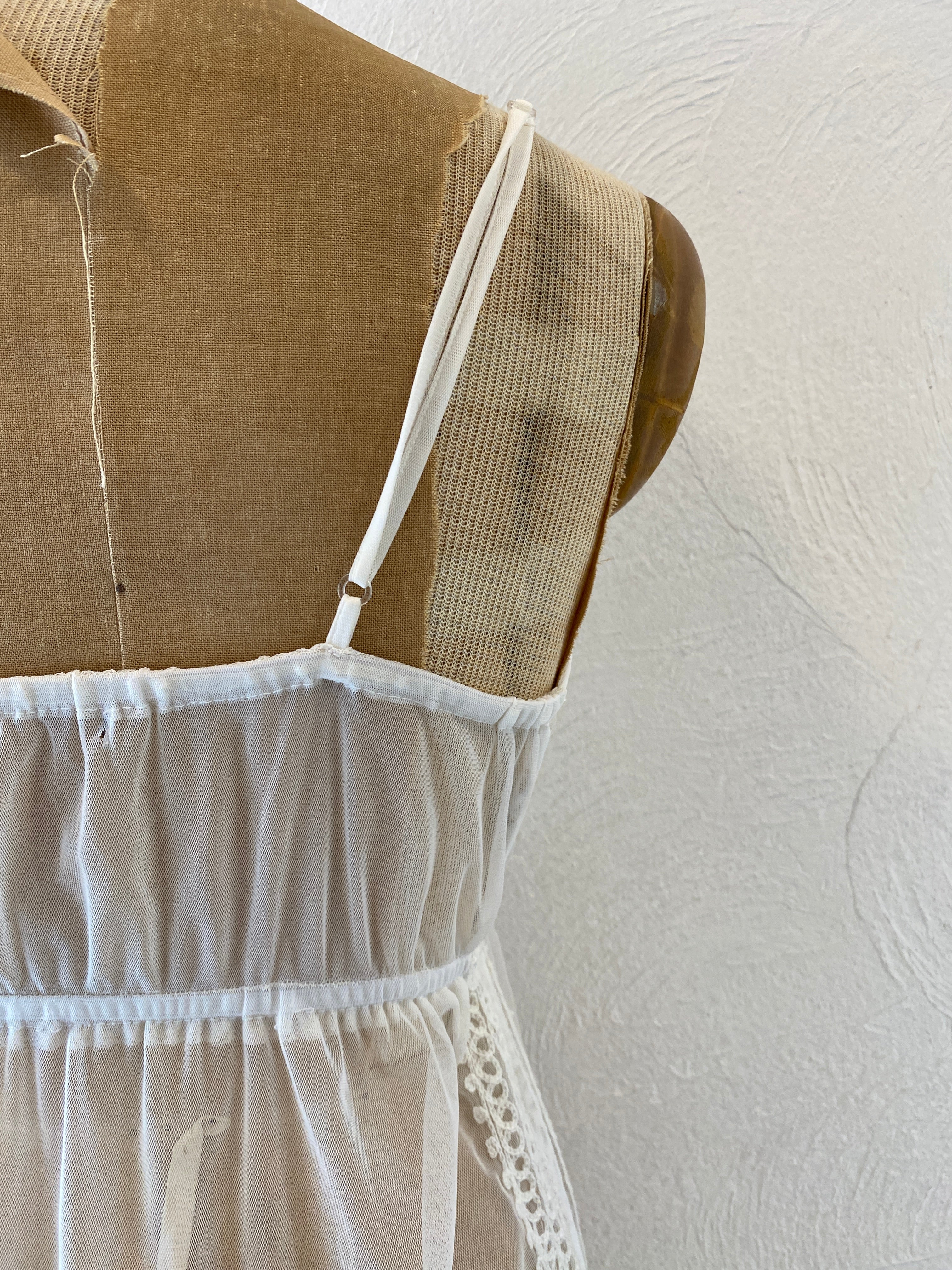 through embroidery dress