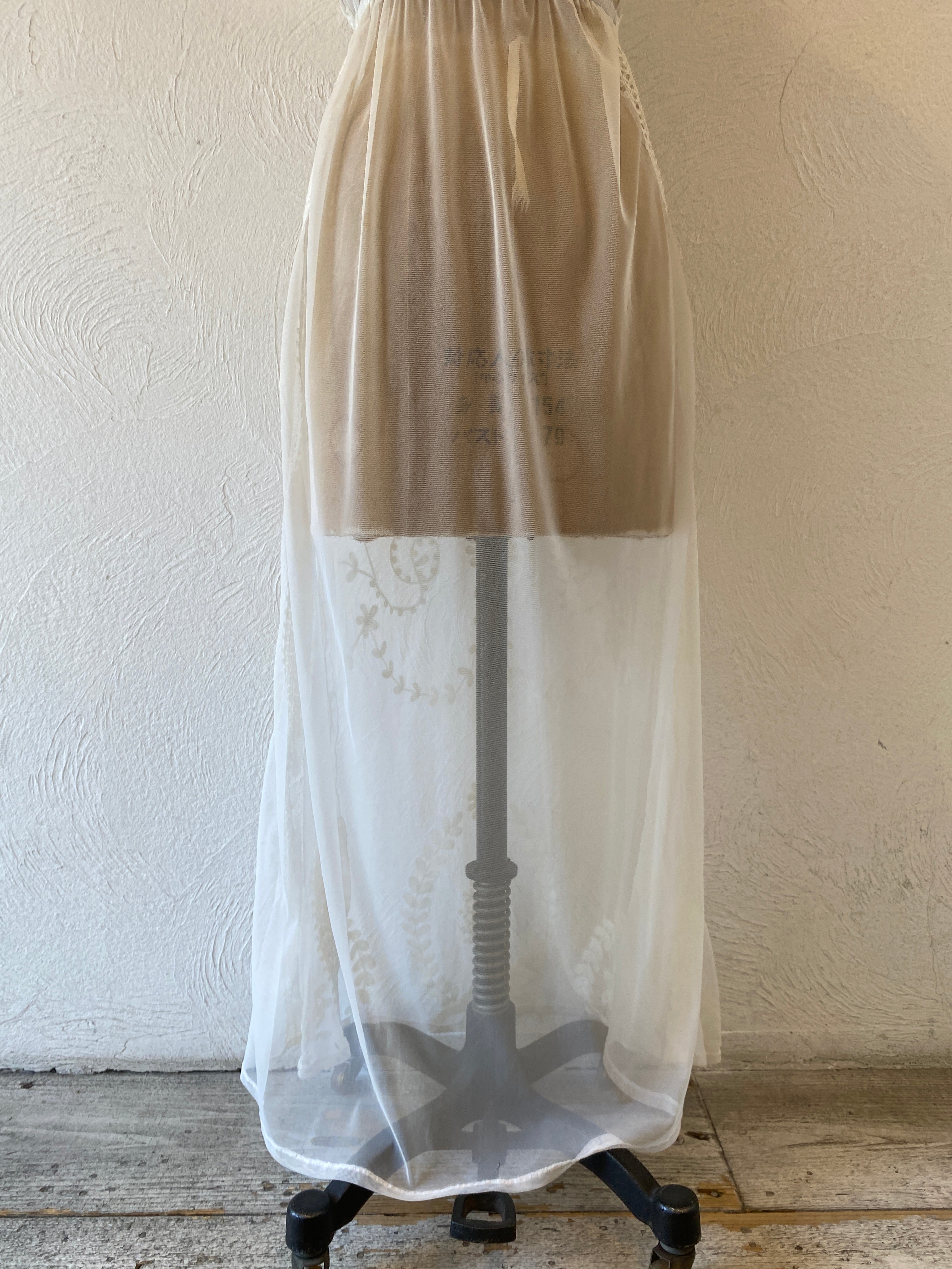 through embroidery dress