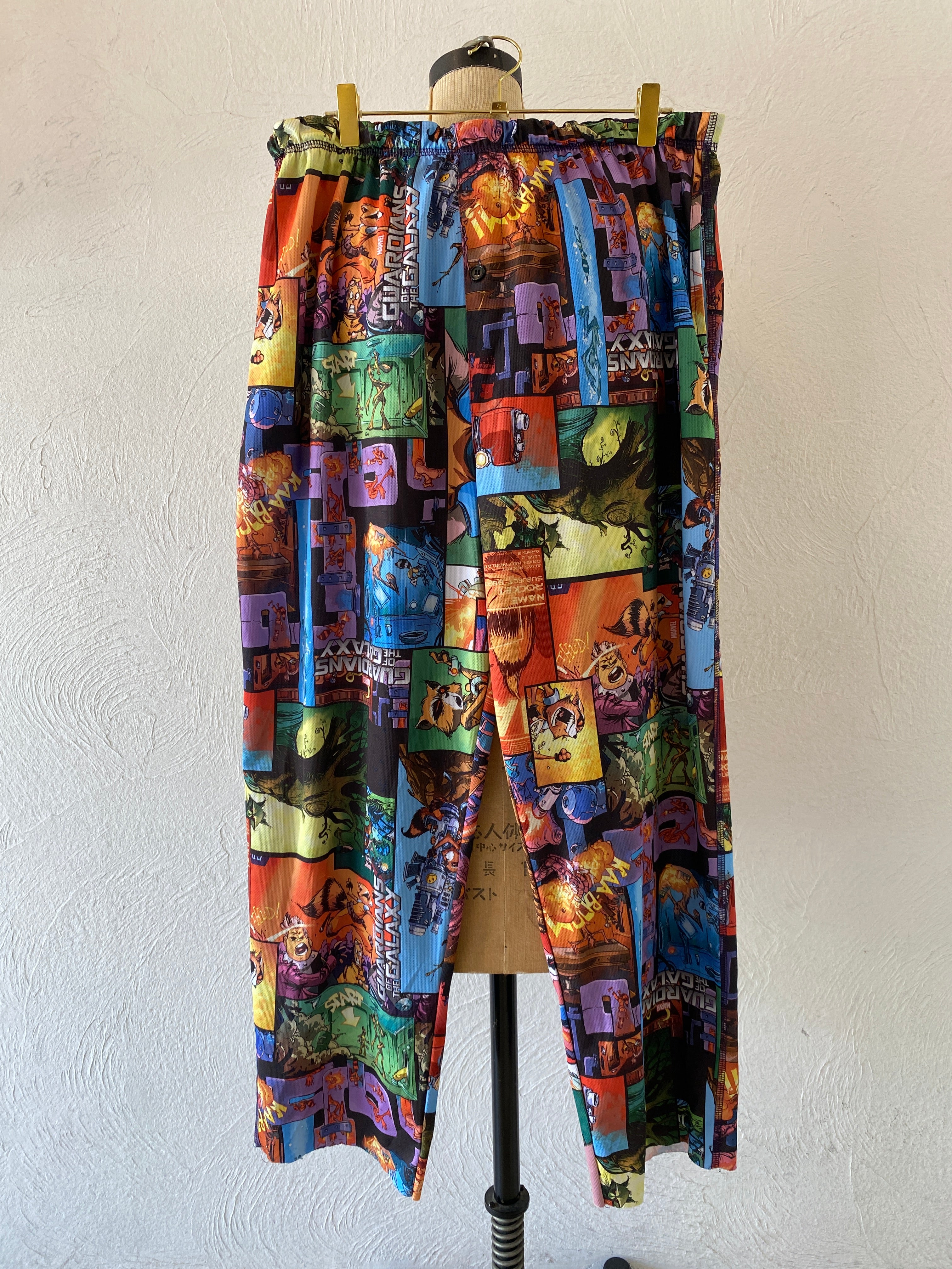 comic pattern pants