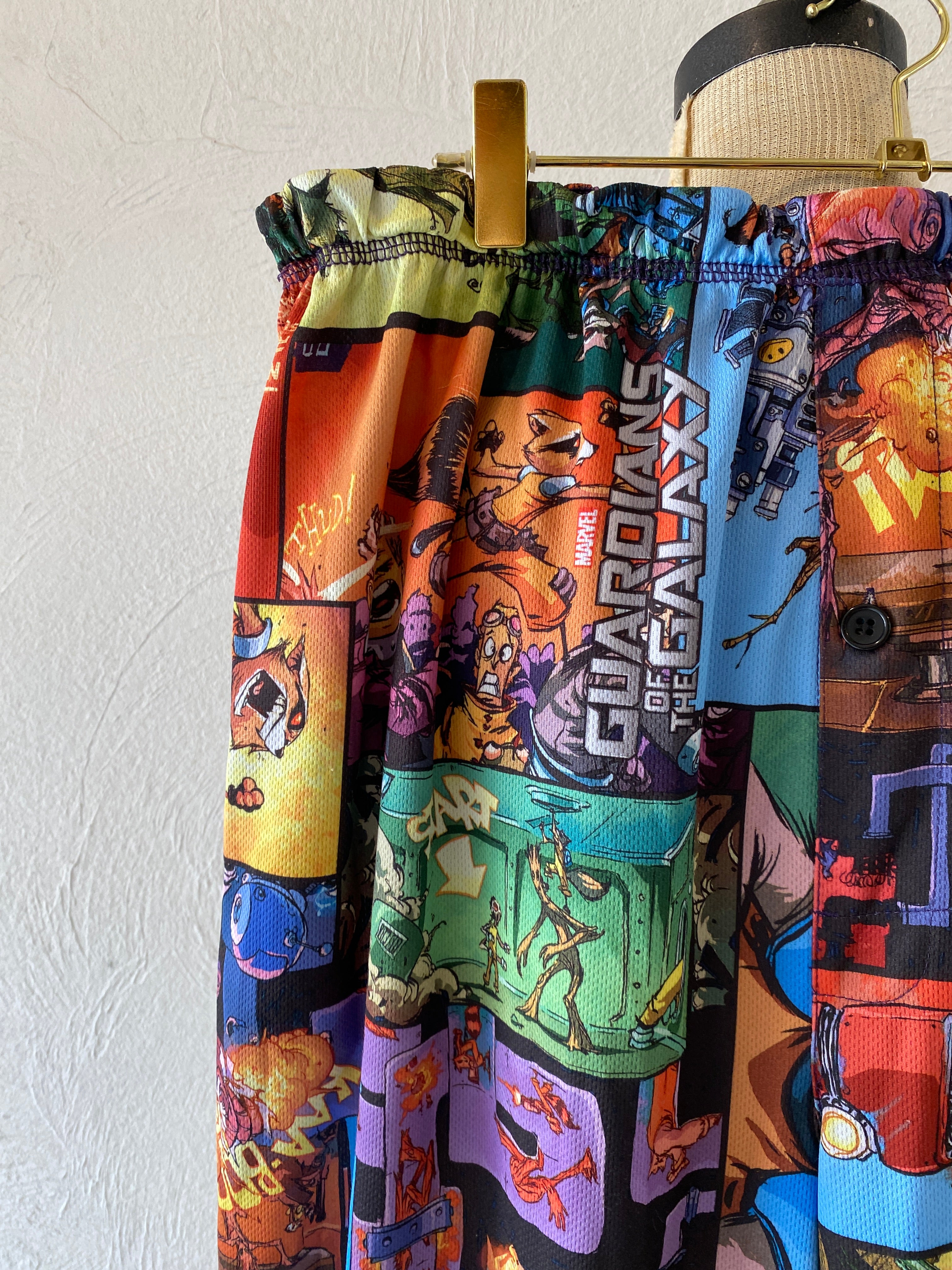 comic pattern pants