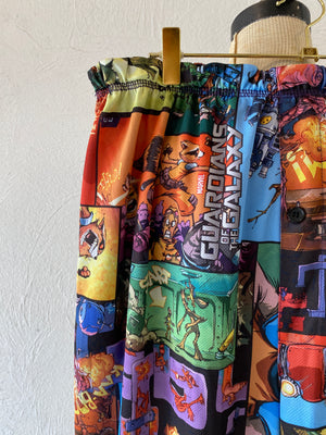 comic pattern pants
