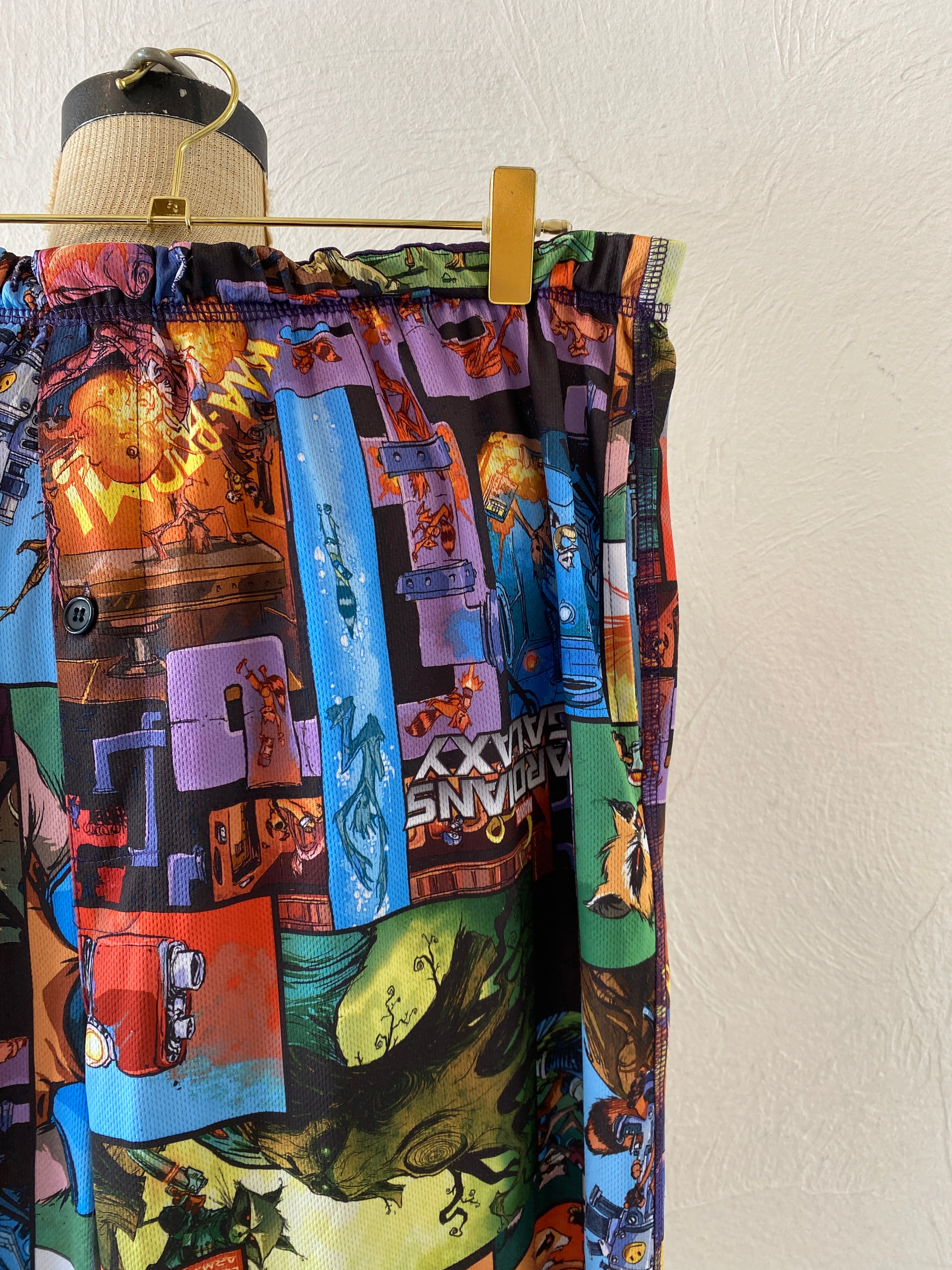 comic pattern pants