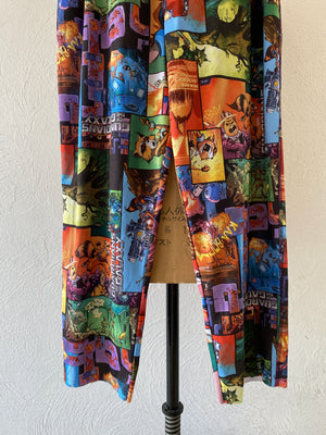 comic pattern pants