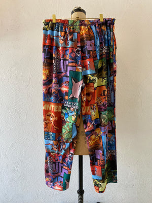 comic pattern pants