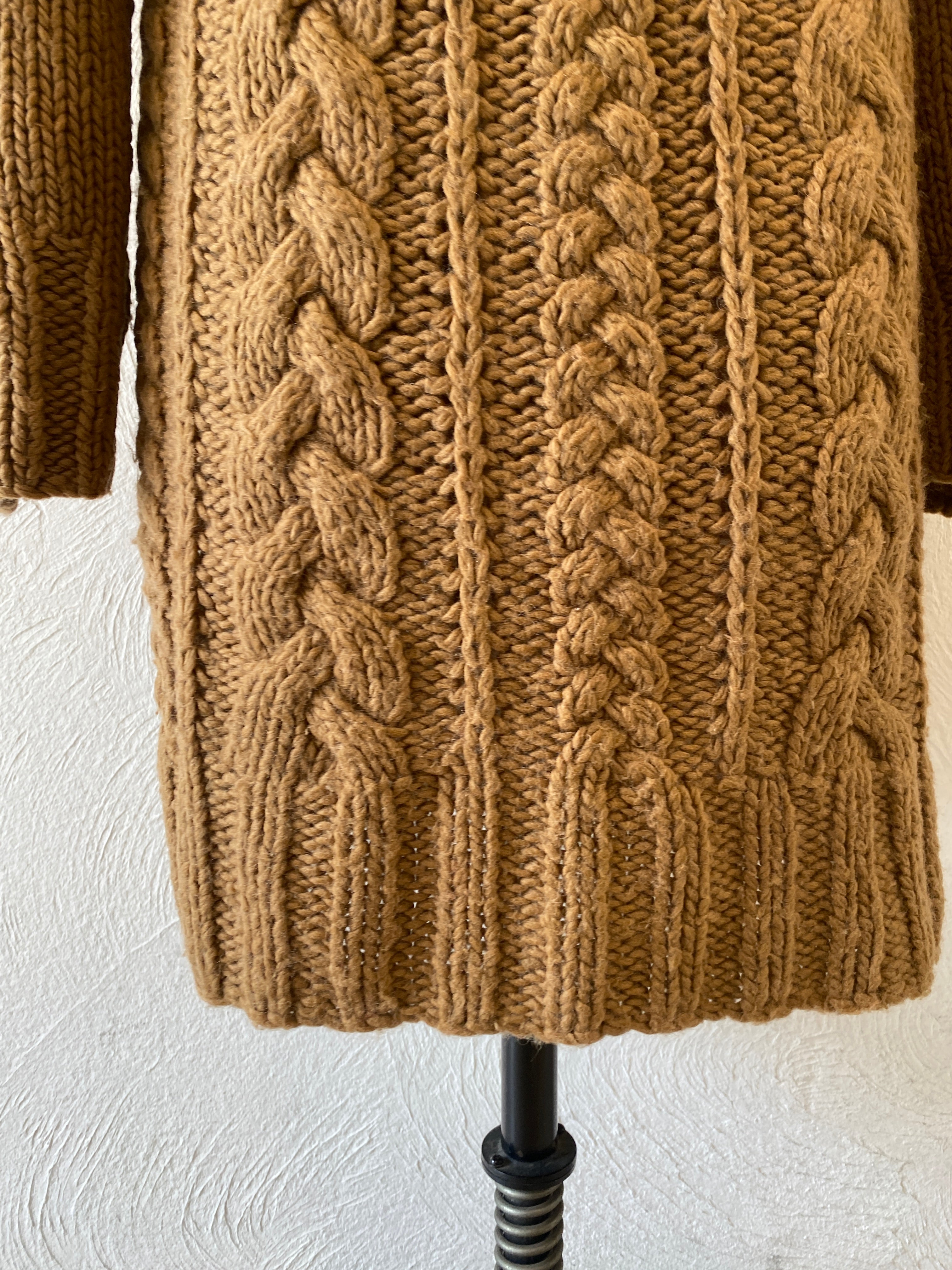 aran knit dress