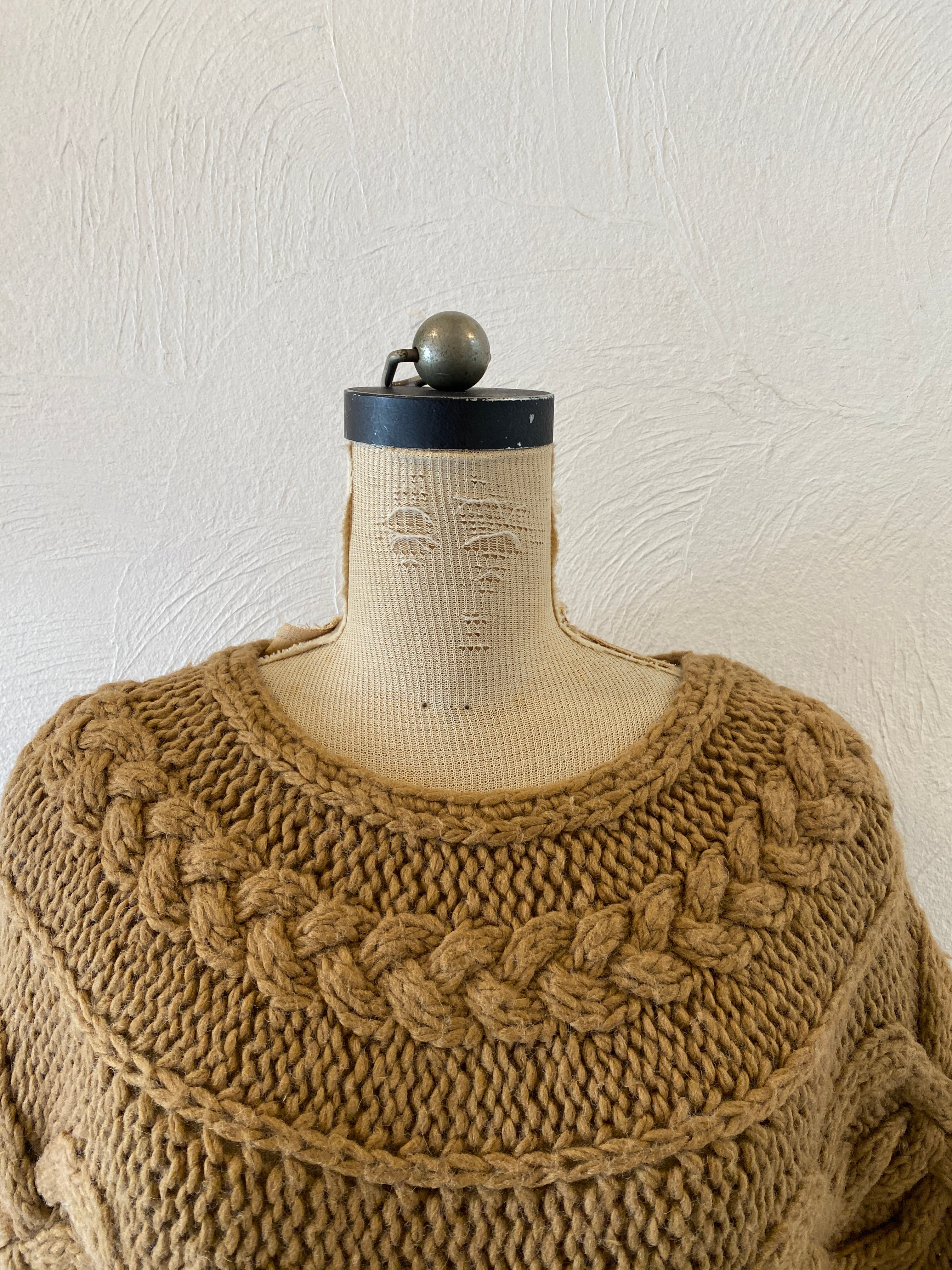 aran knit dress