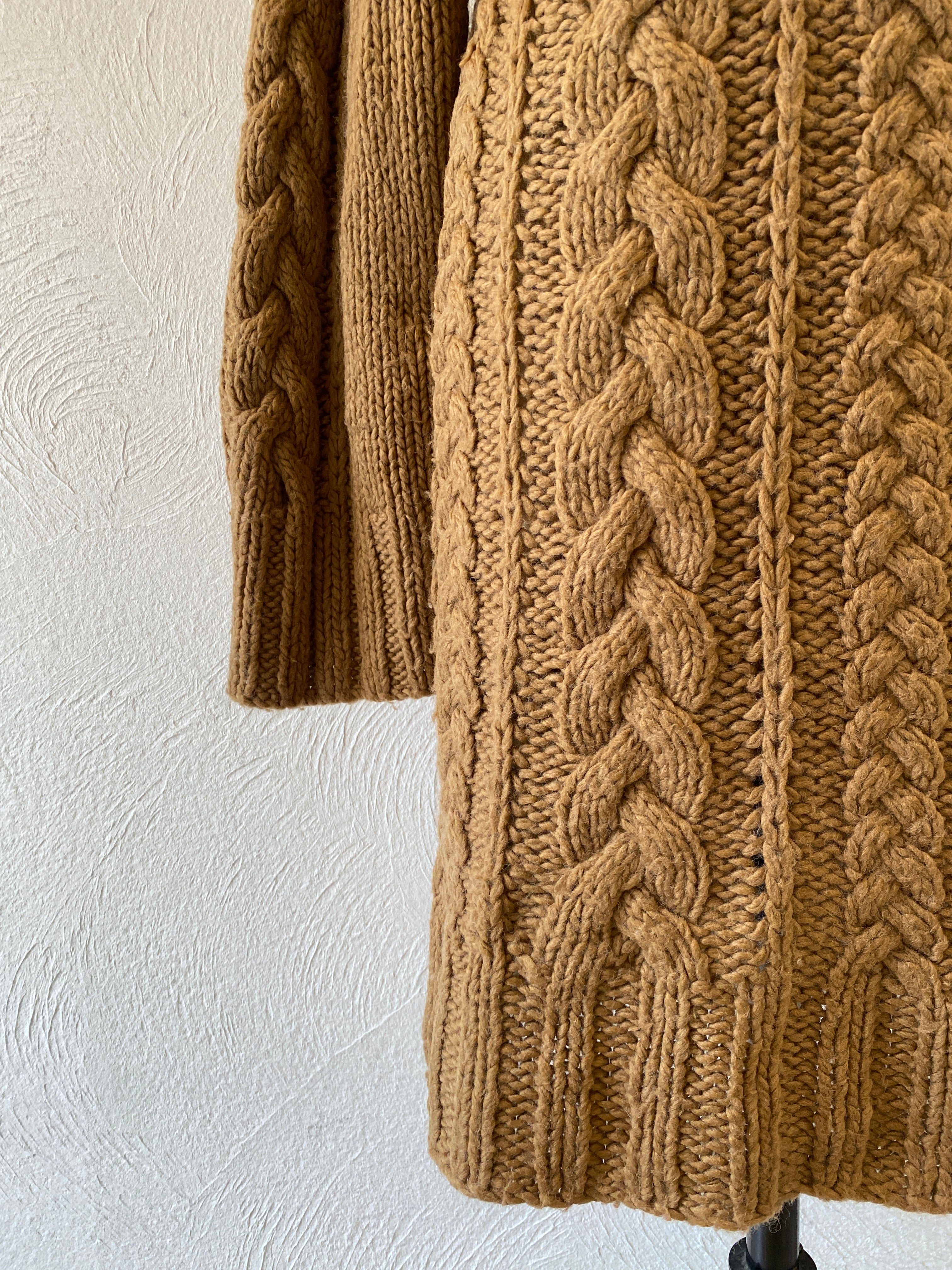aran knit dress