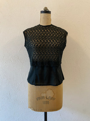 black lace blouse