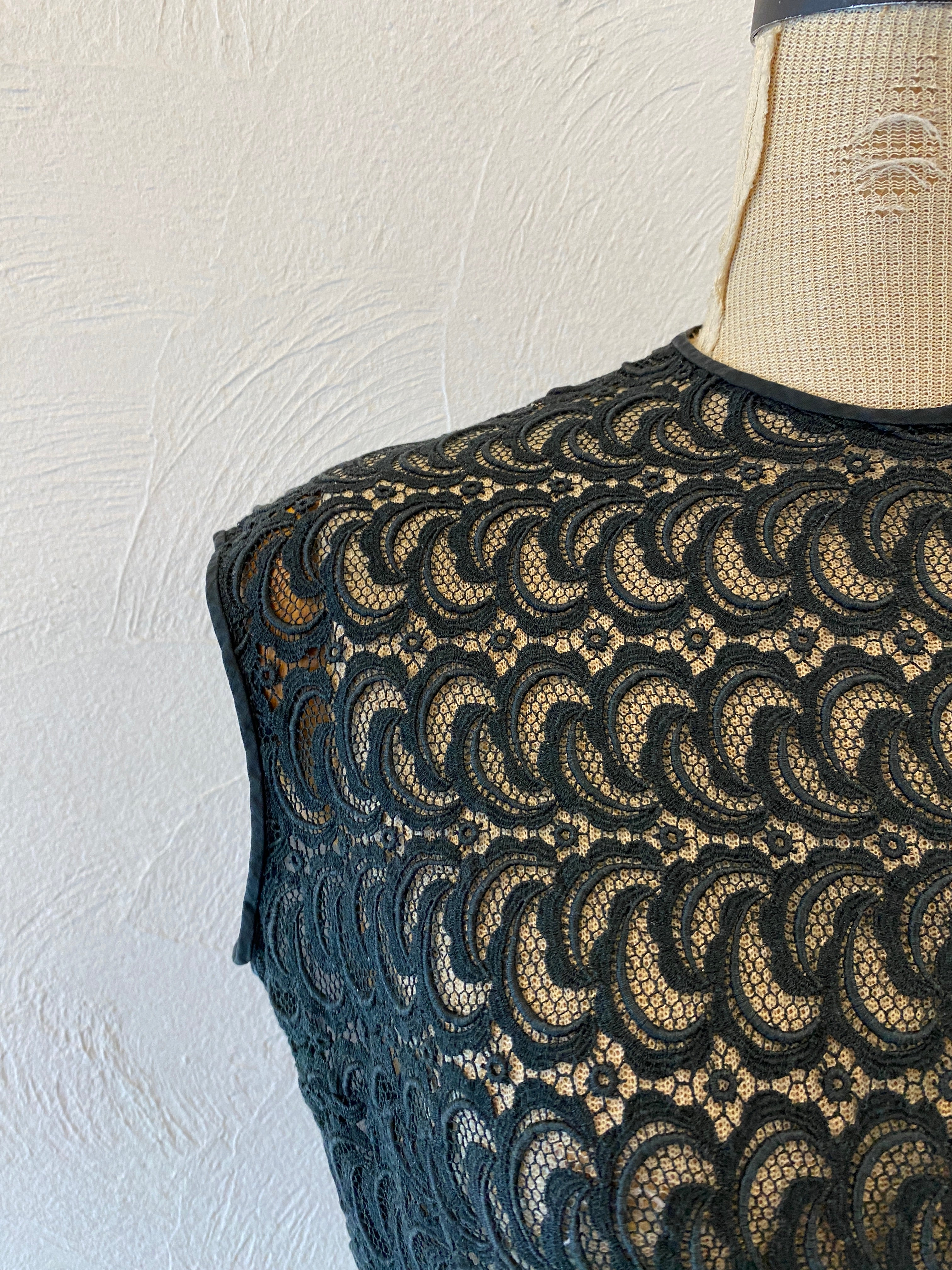 black lace blouse