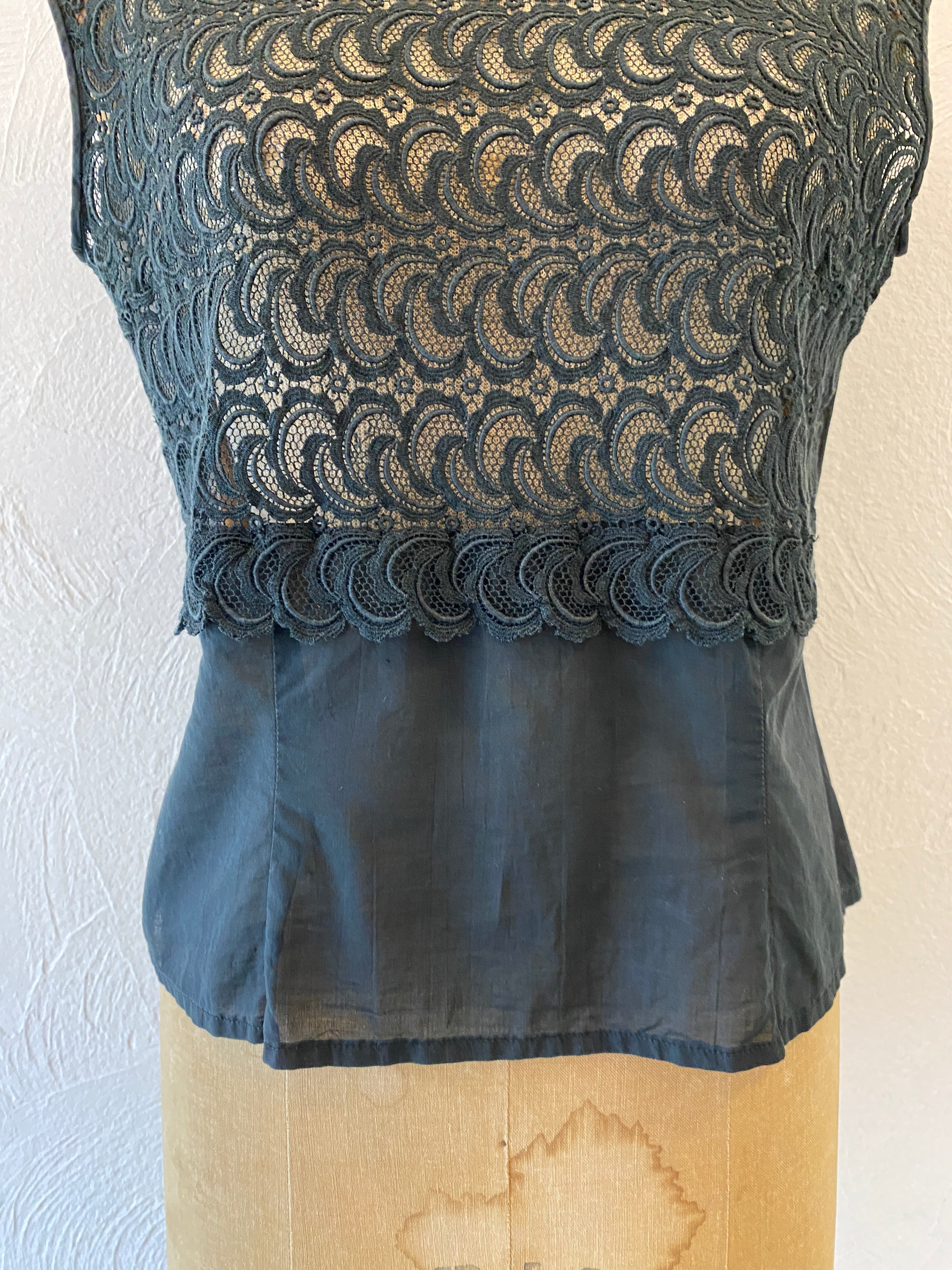 black lace blouse