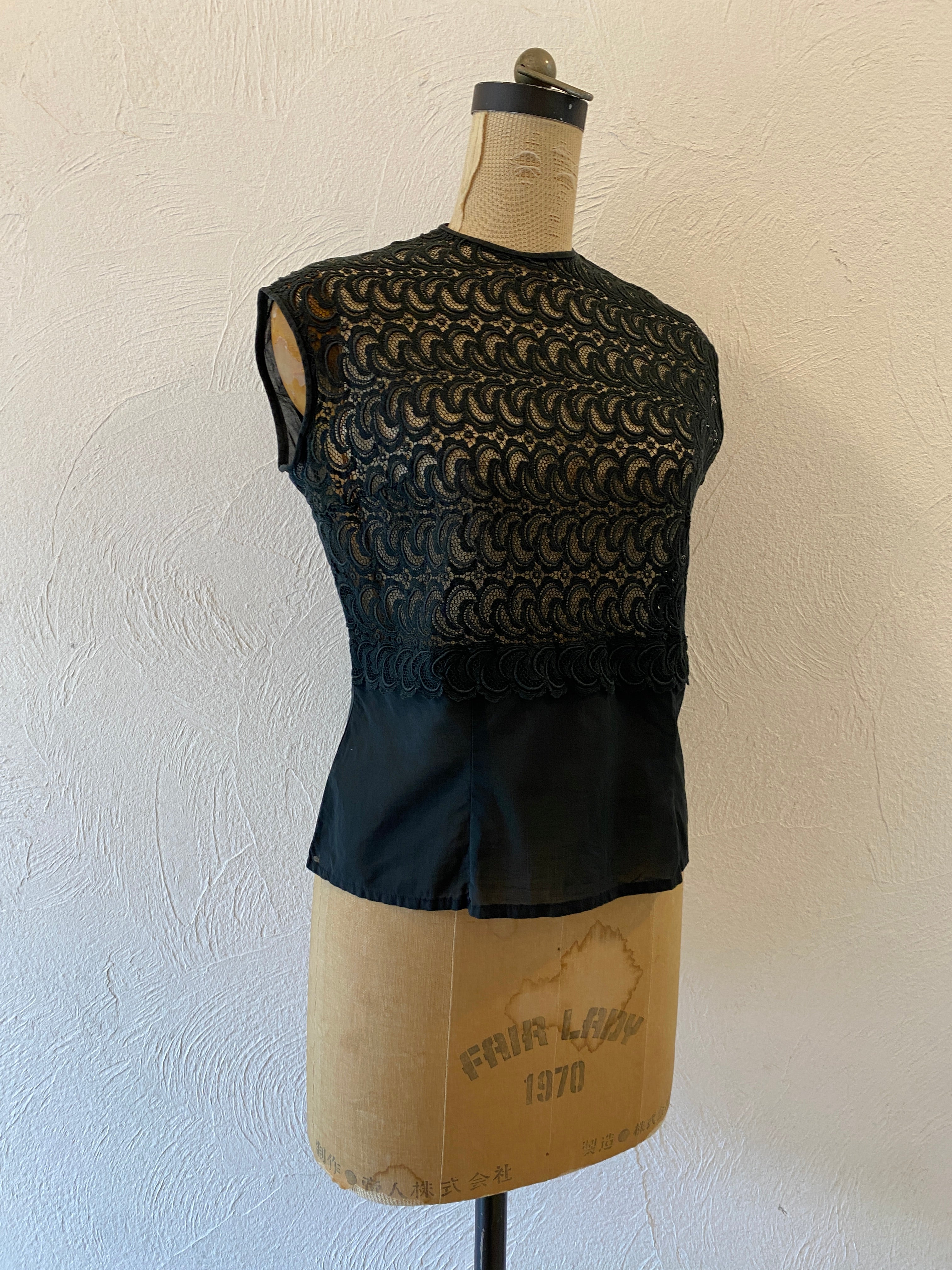 black lace blouse