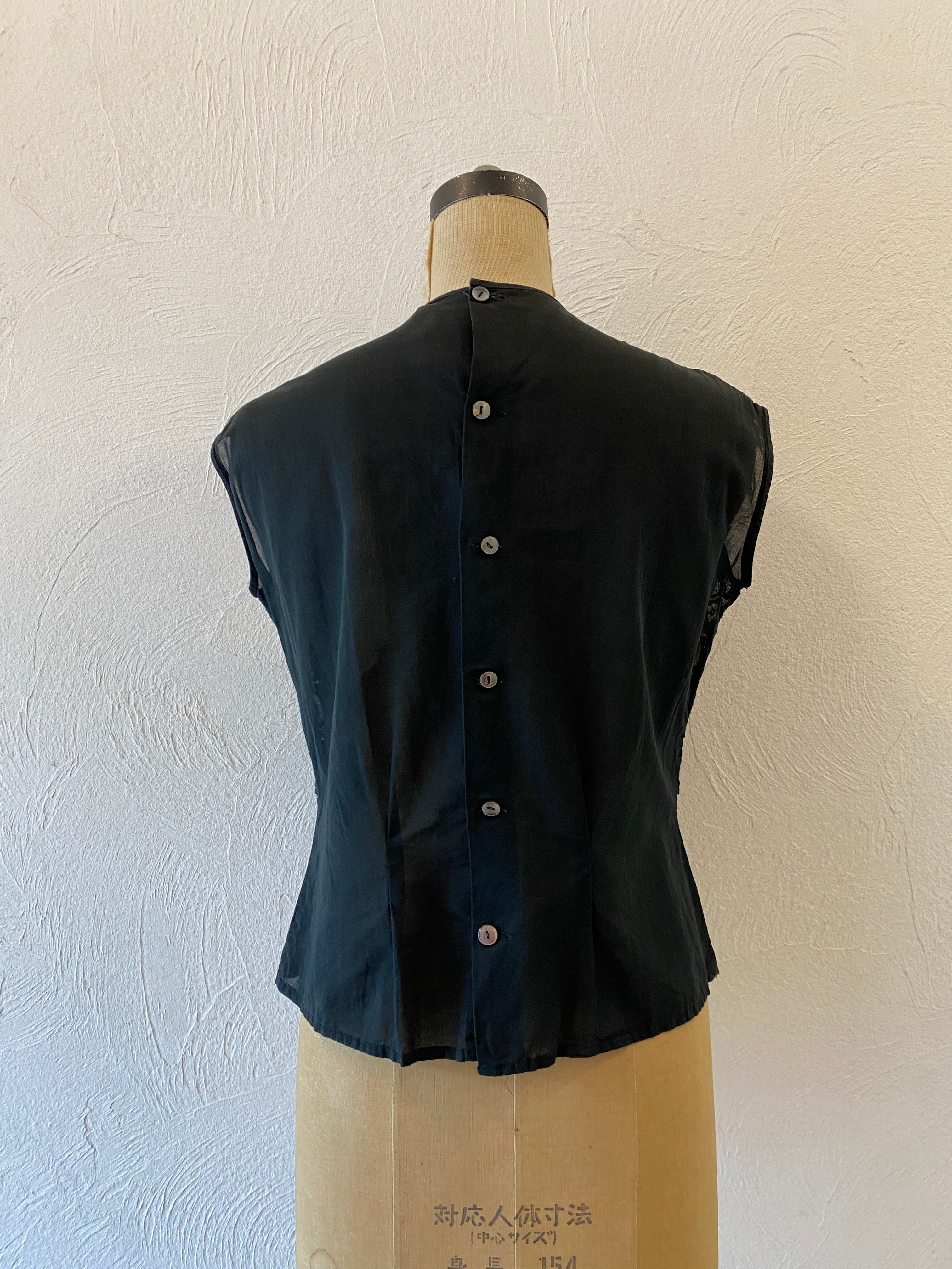 black lace blouse