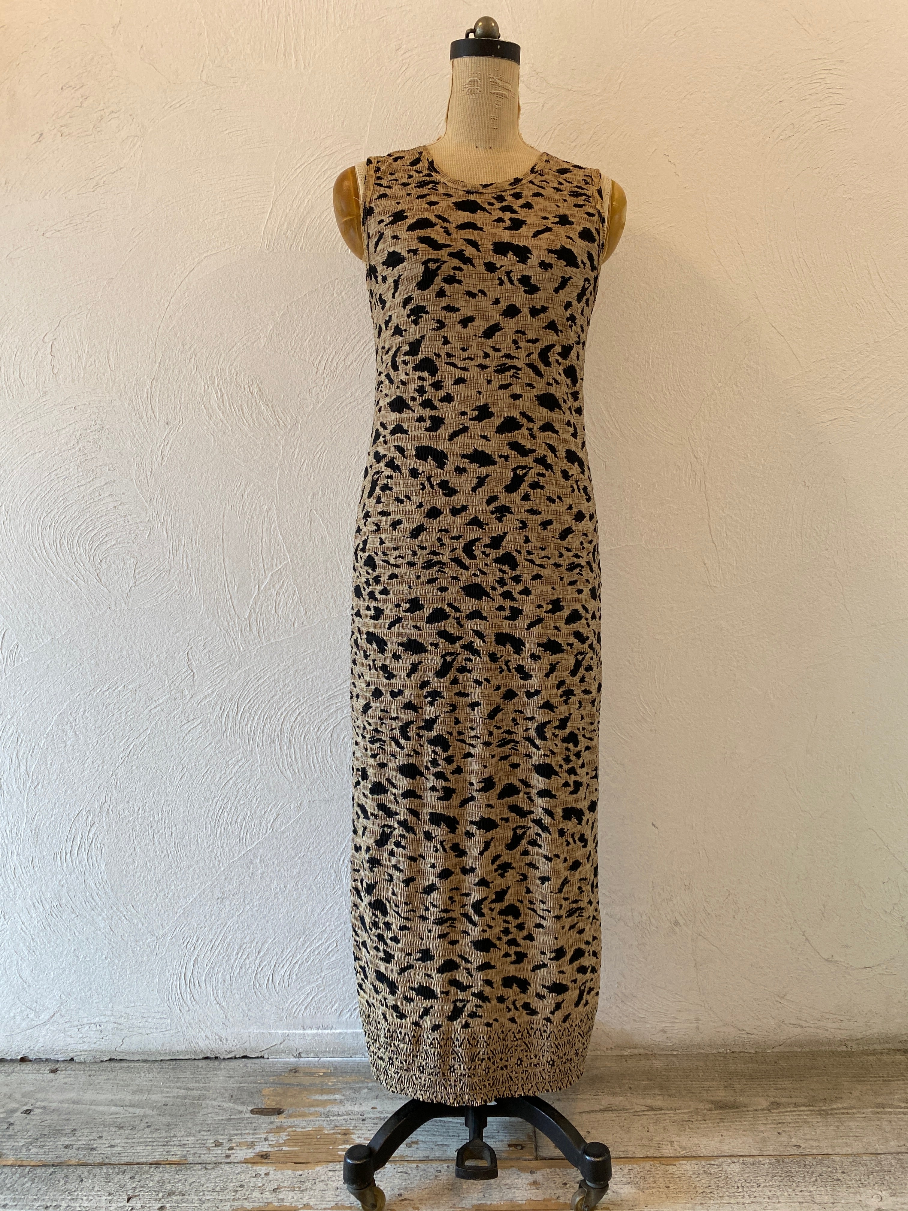 leopard tank dress