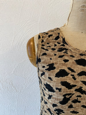 leopard tank dress