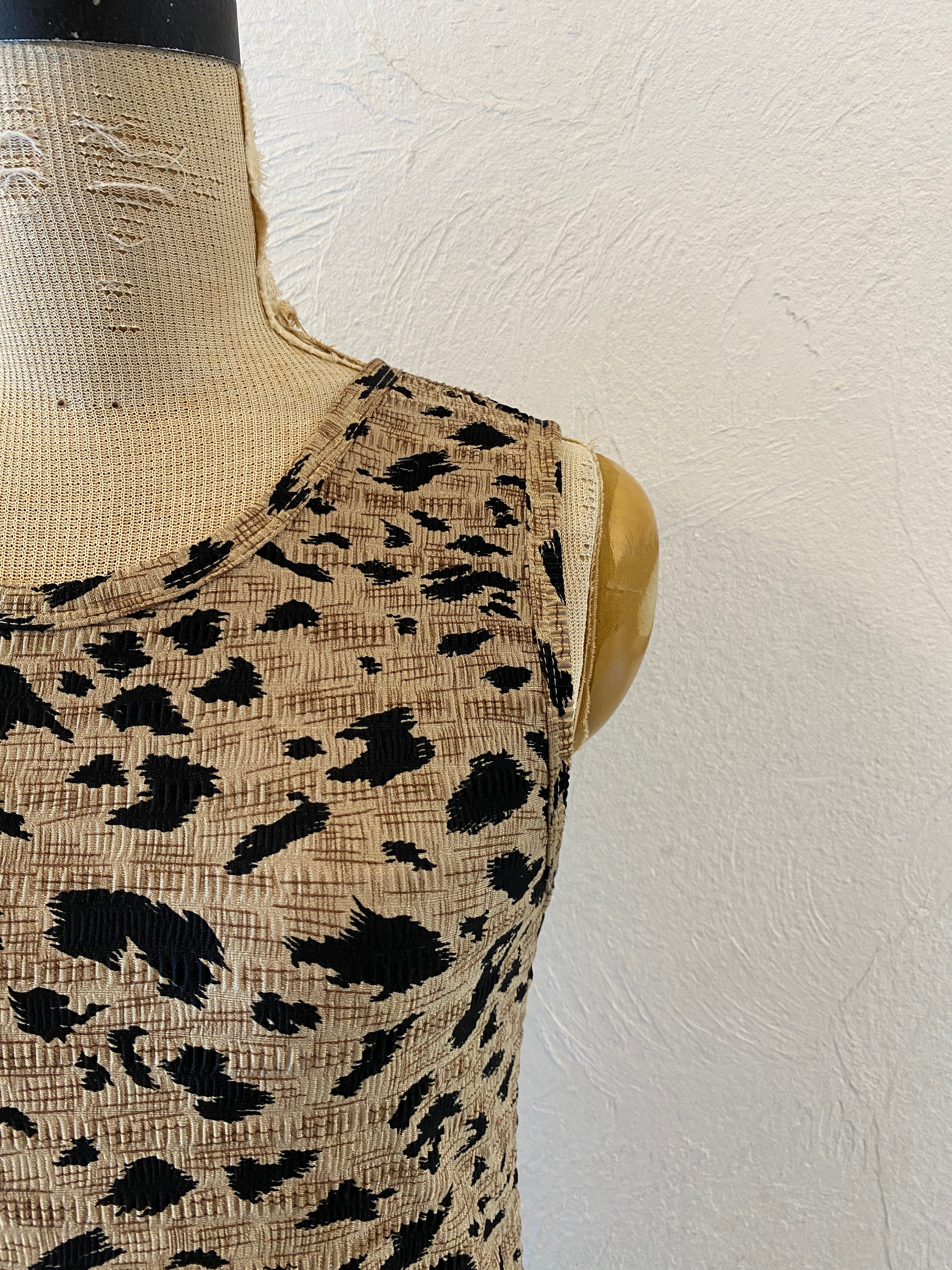 leopard tank dress