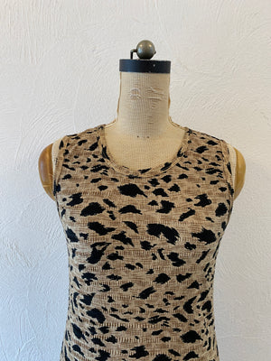 leopard tank dress