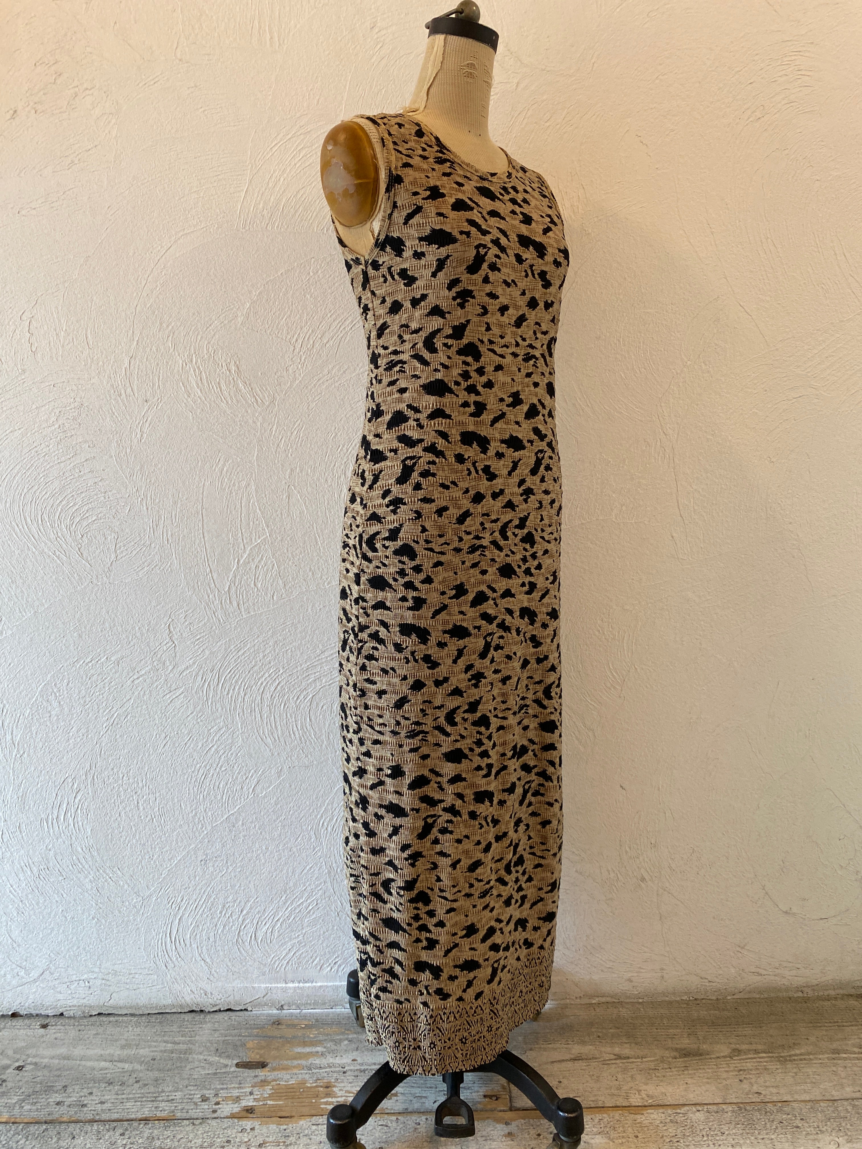 leopard tank dress