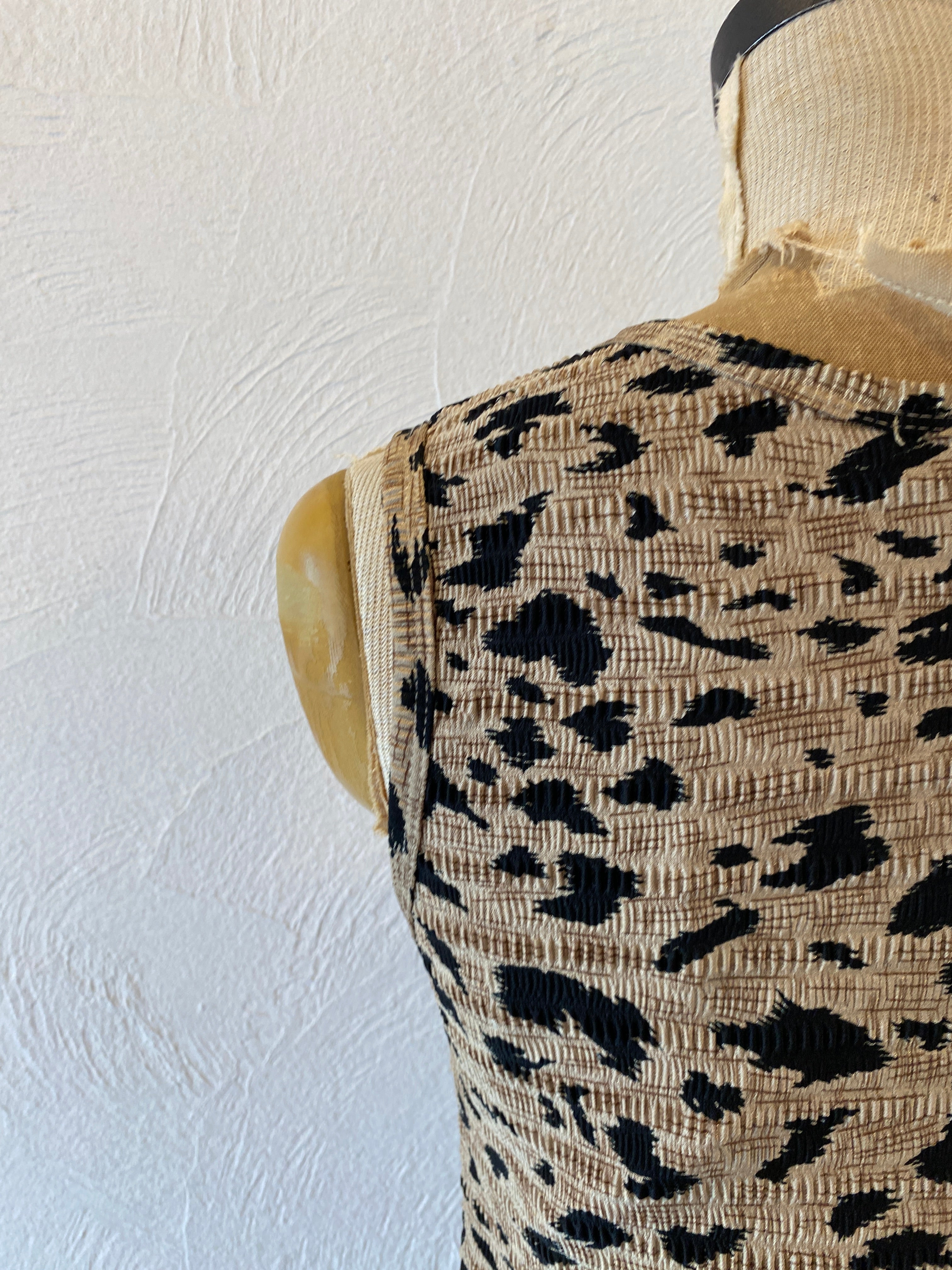 leopard tank dress