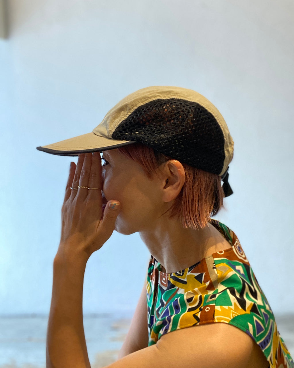 side mesh cap