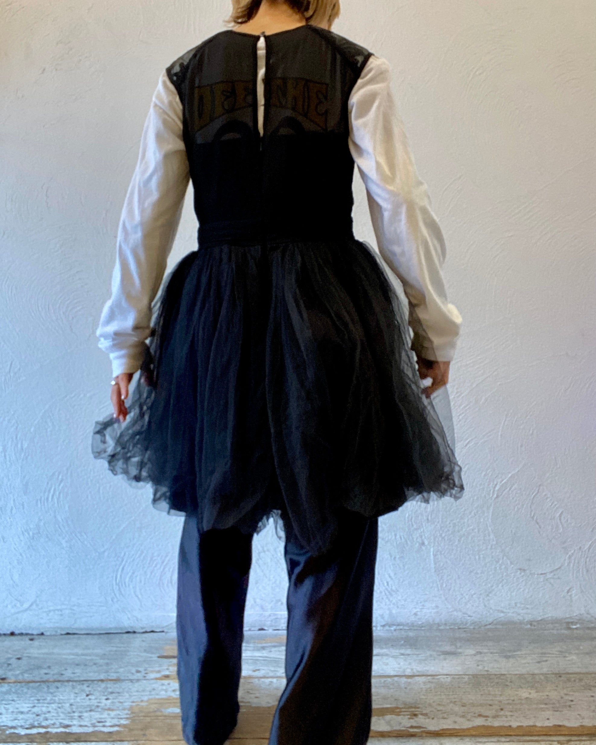 embroidery tull dress