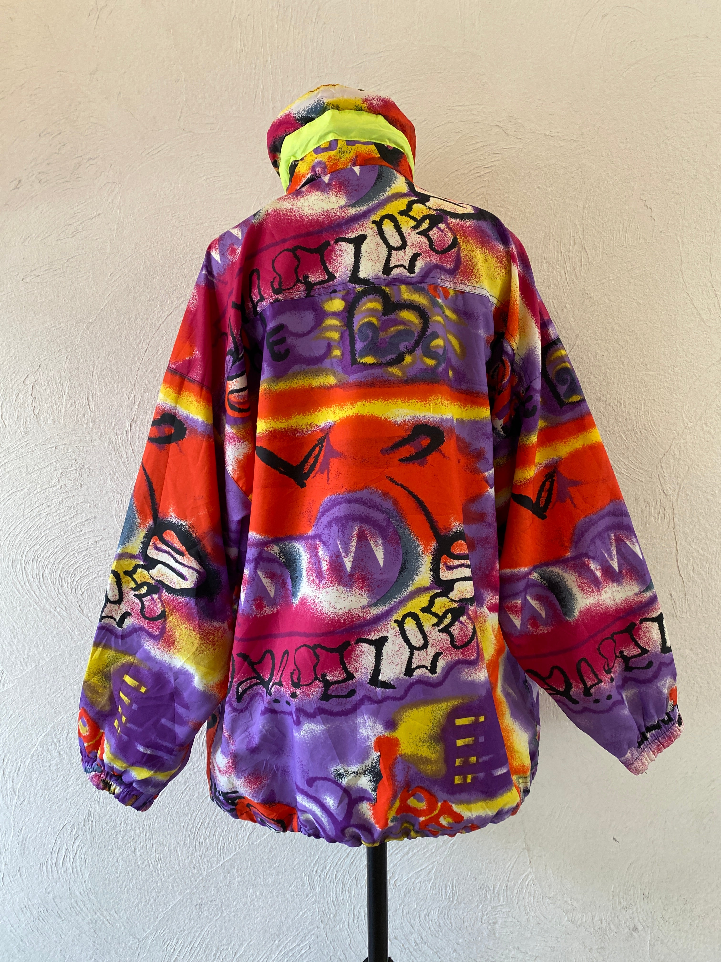 oversize nylon pullover