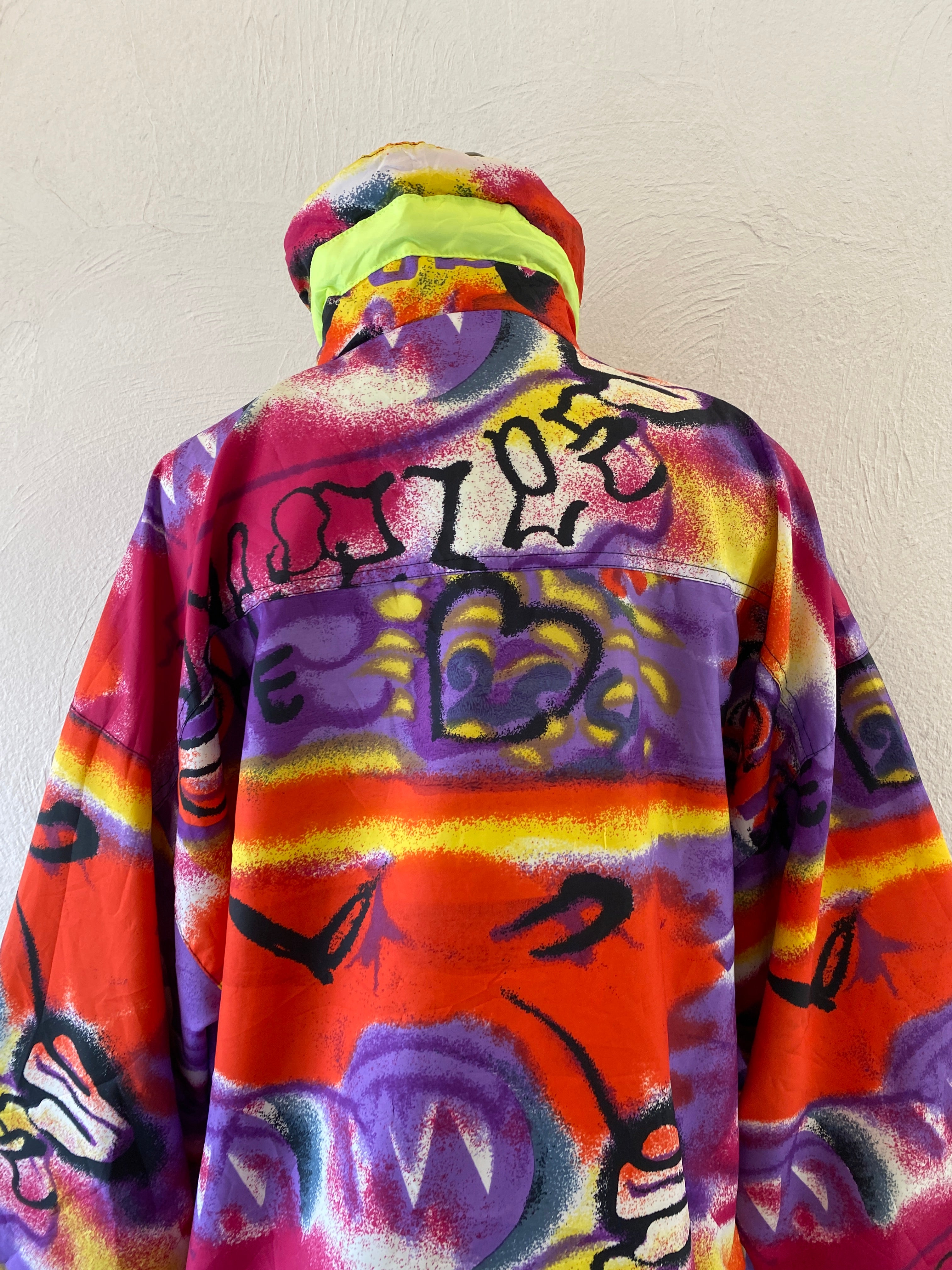 oversize nylon pullover