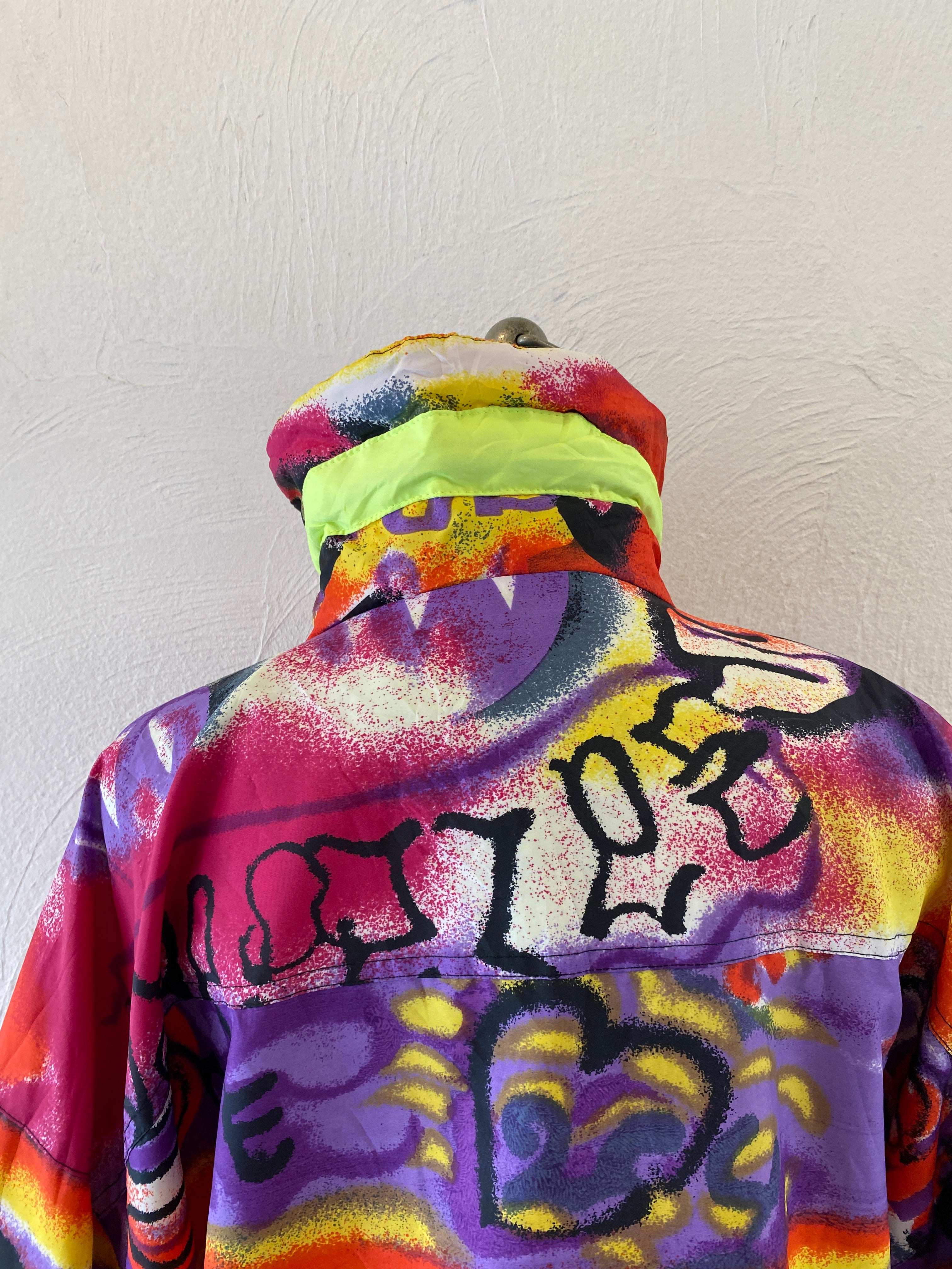 oversize nylon pullover