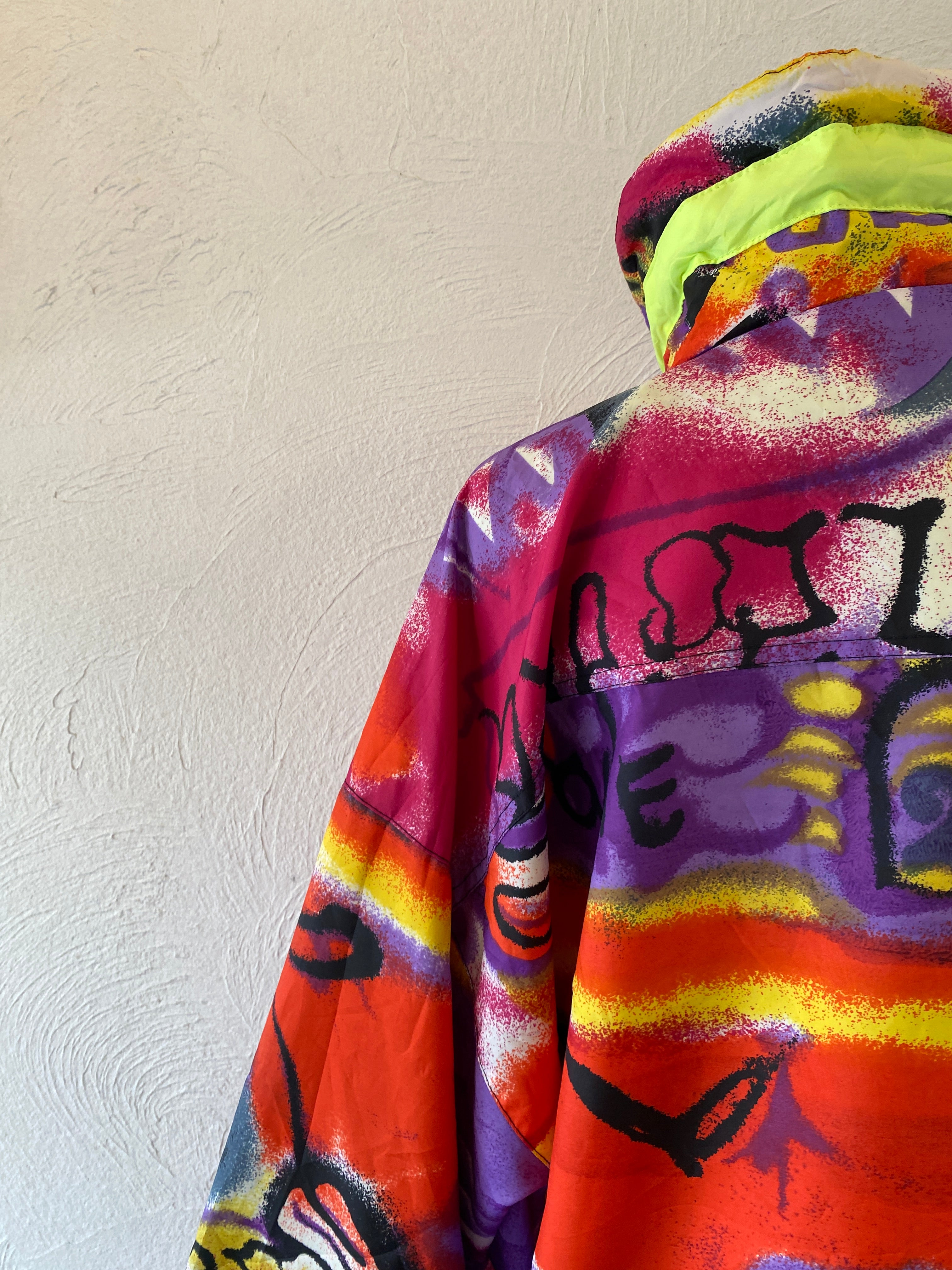 oversize nylon pullover