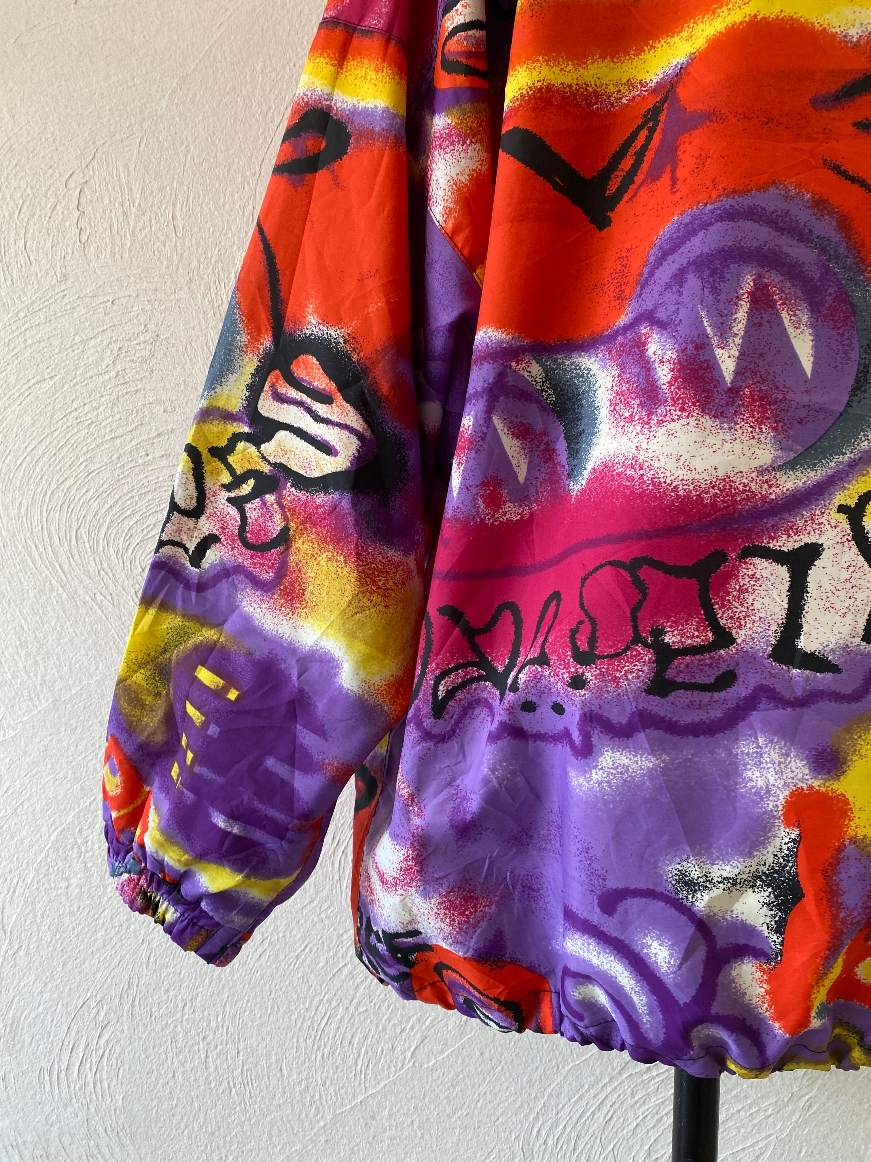 oversize nylon pullover