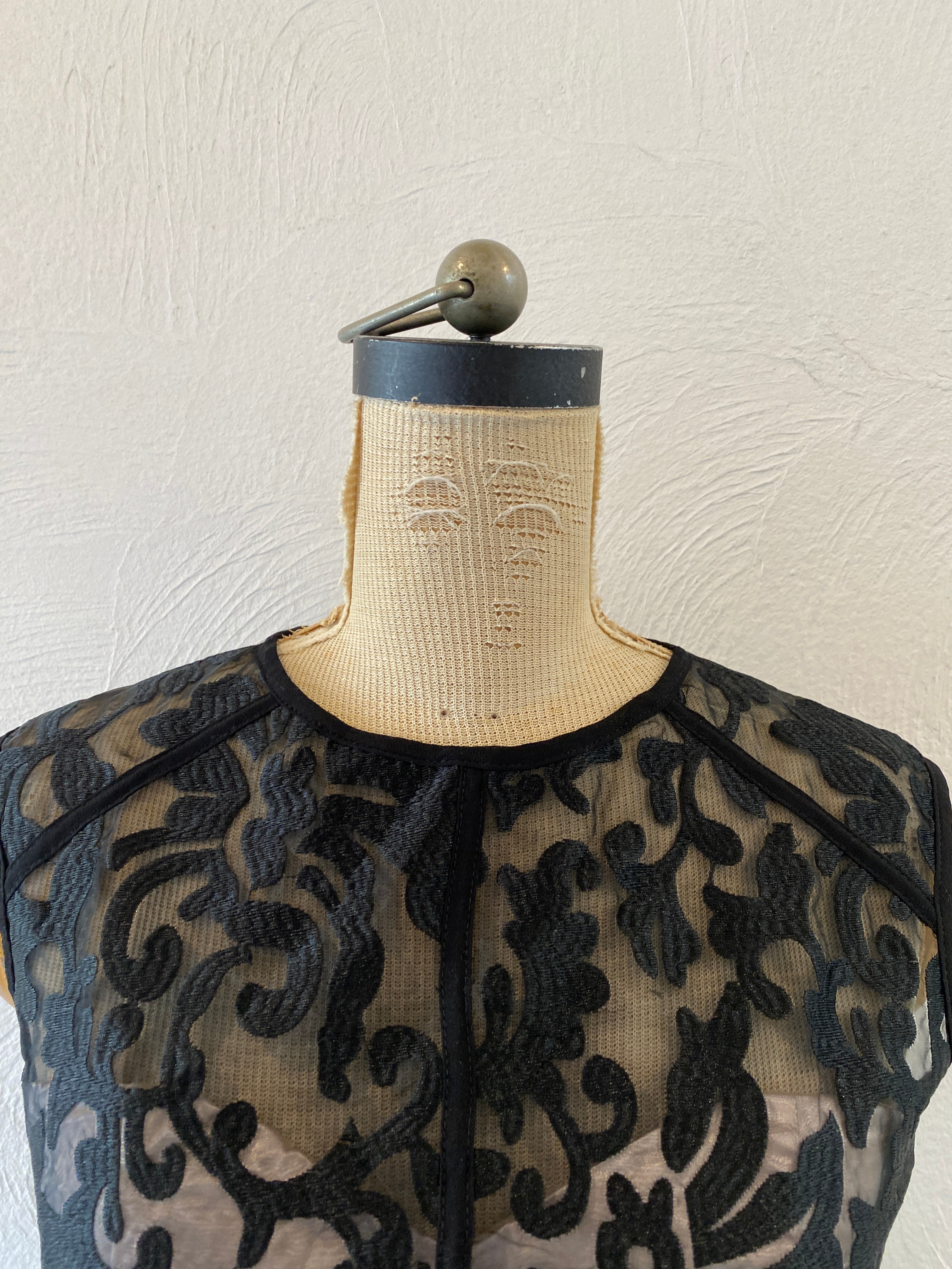 embroidery tull dress