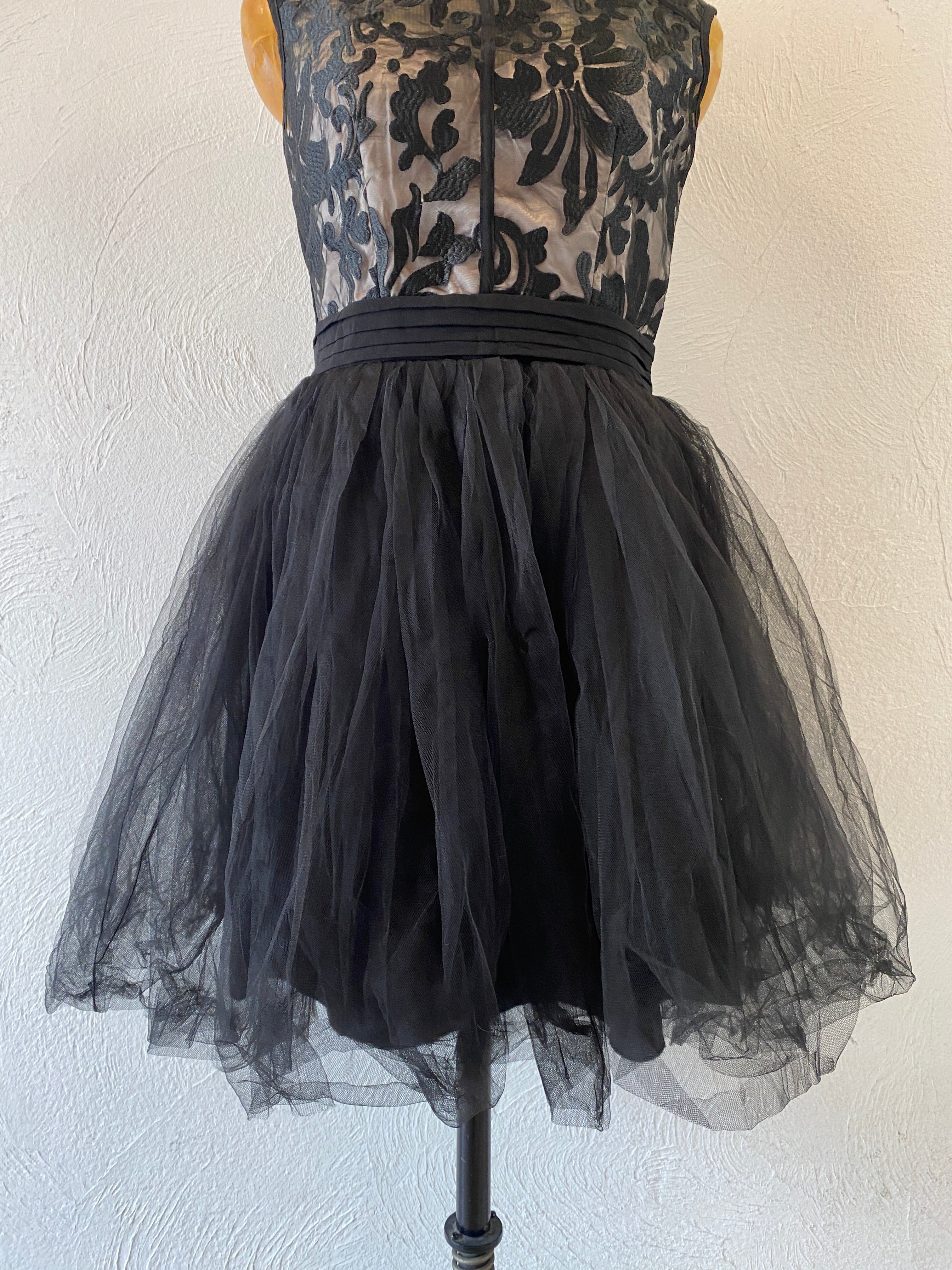 embroidery tull dress