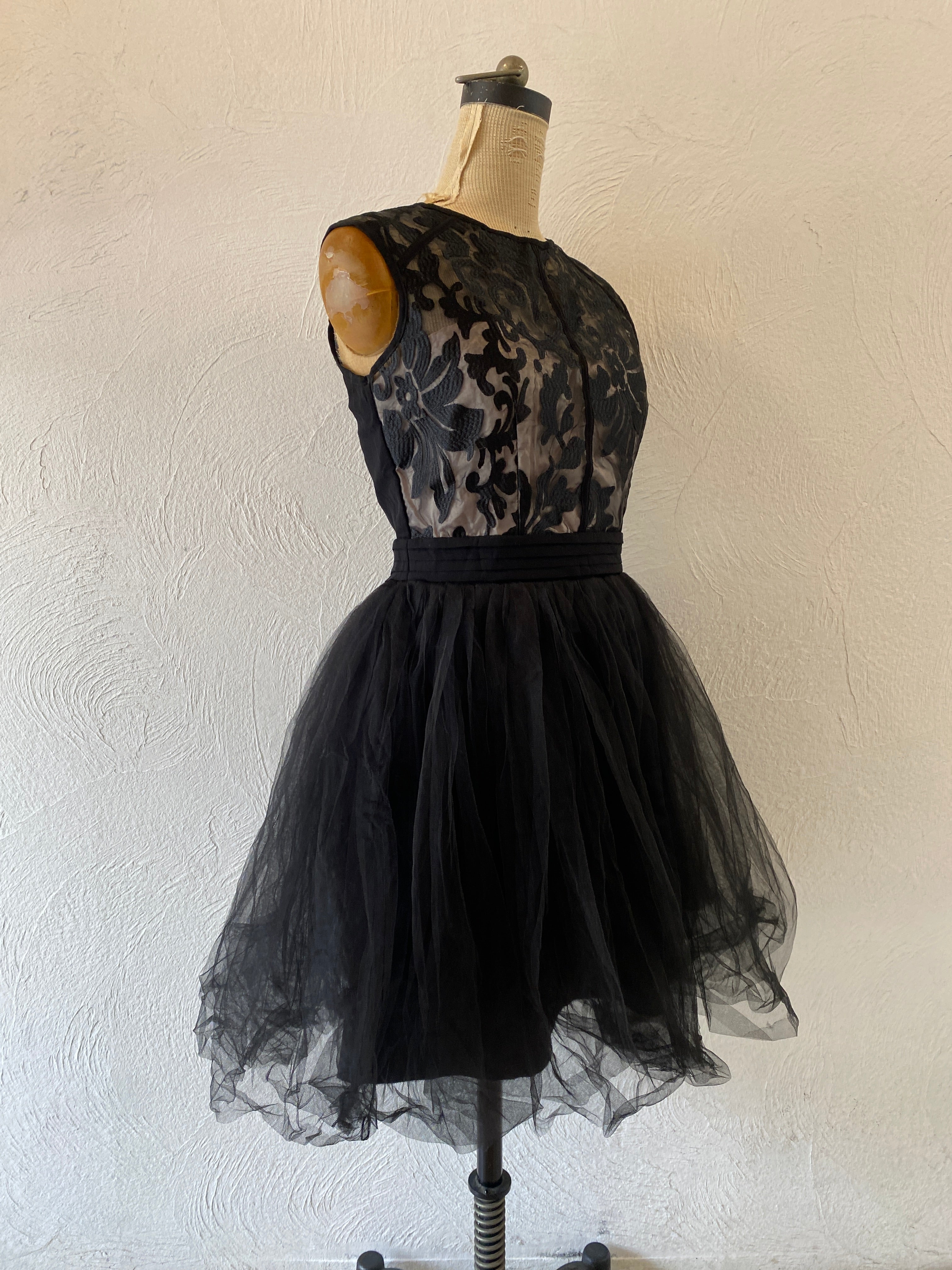 embroidery tull dress