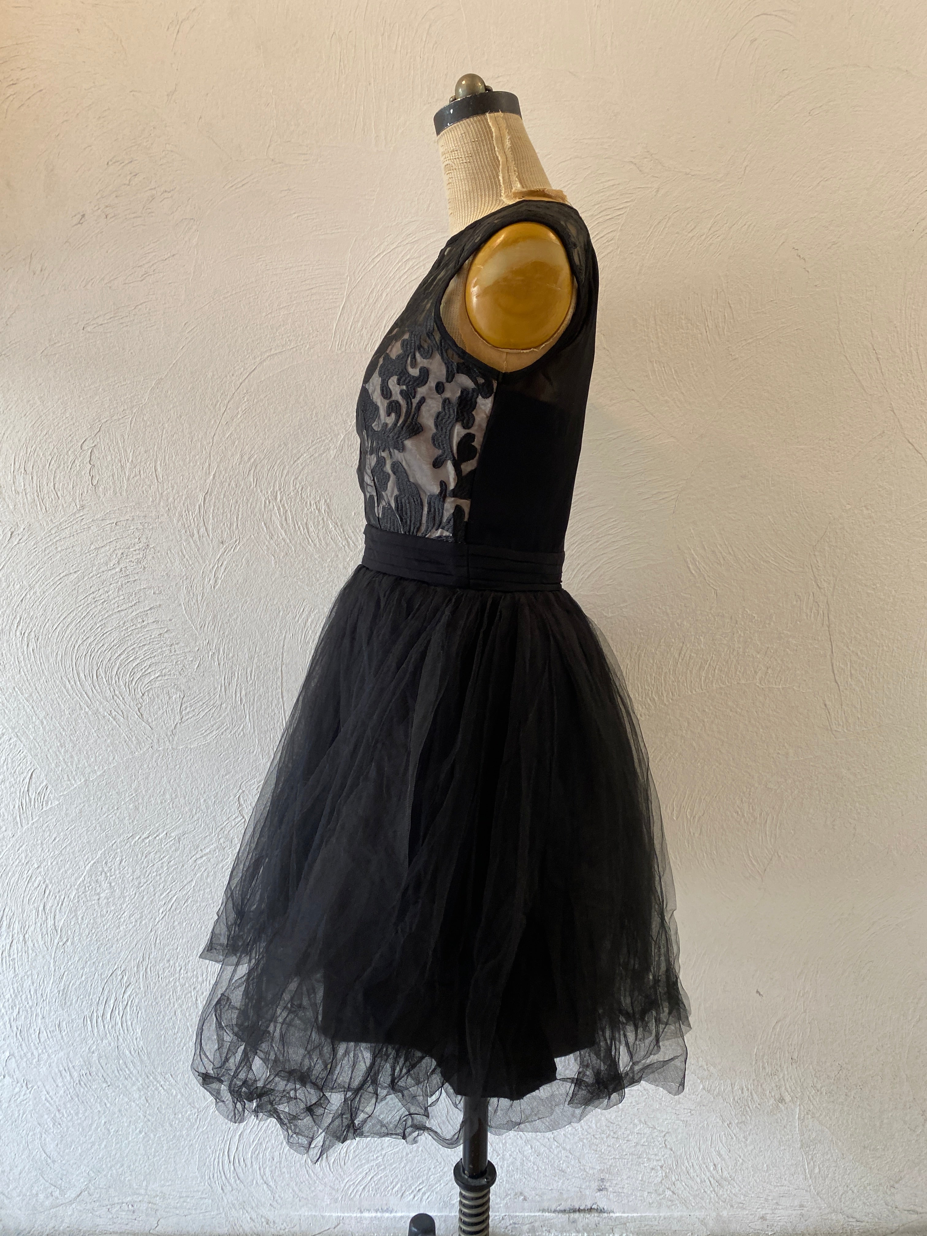 embroidery tull dress