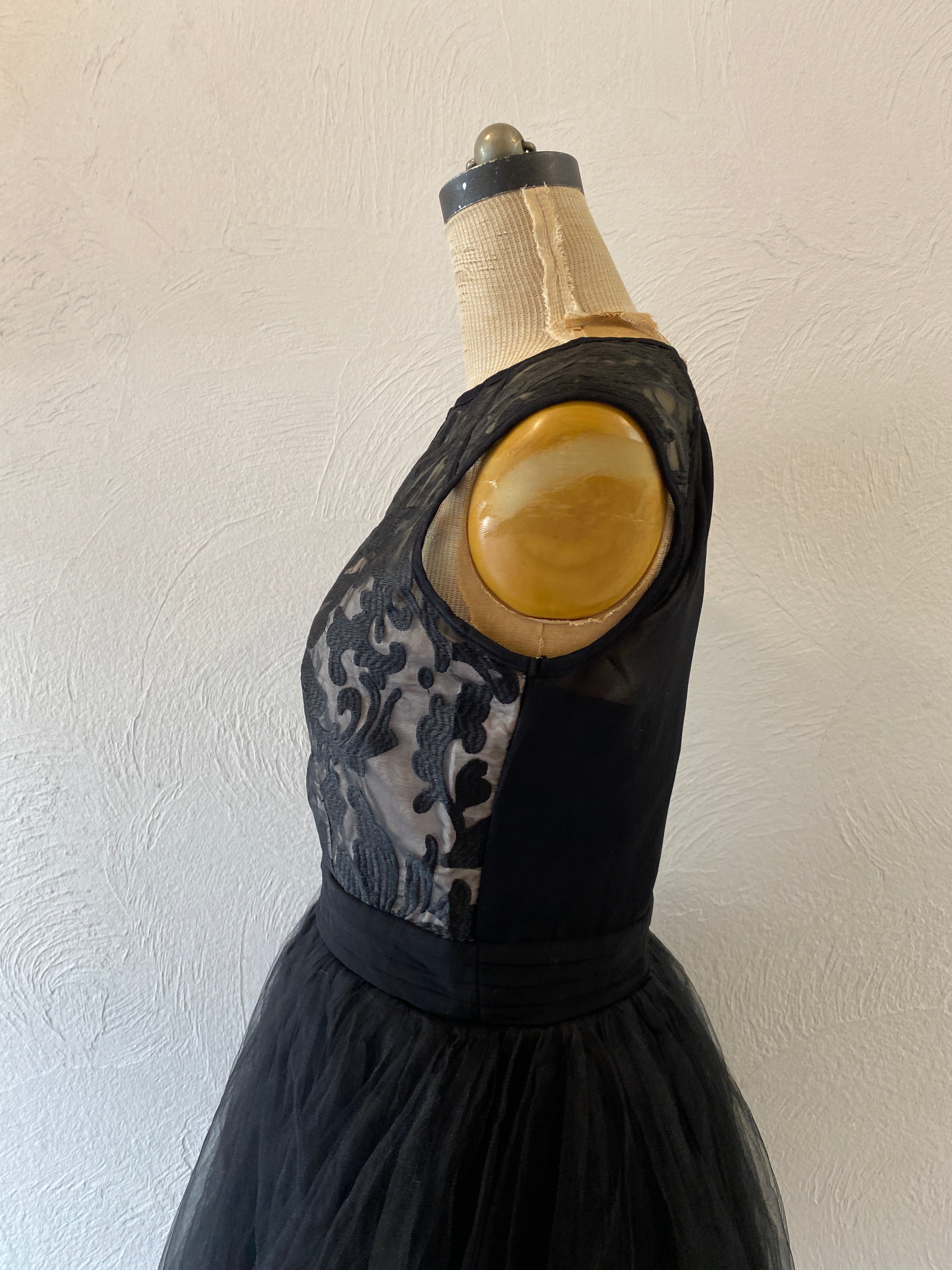 embroidery tull dress