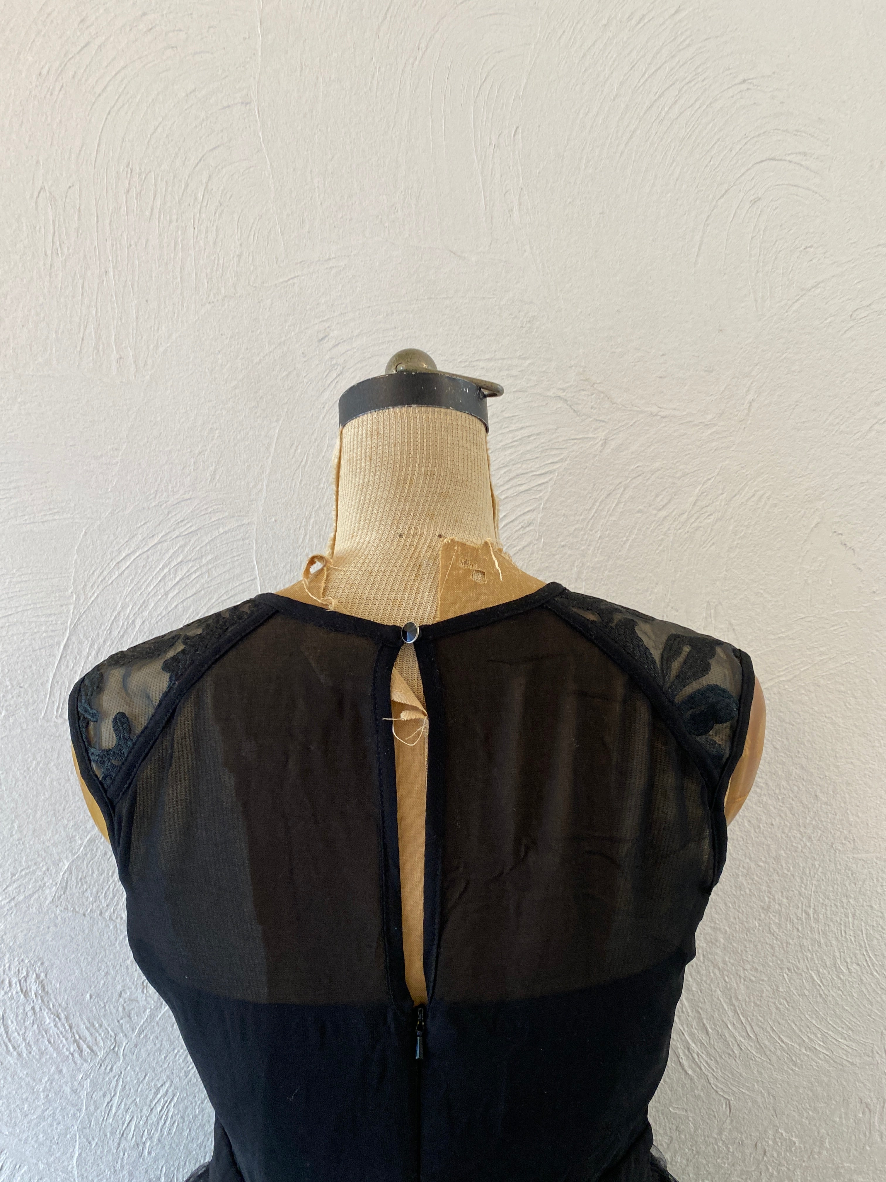 embroidery tull dress