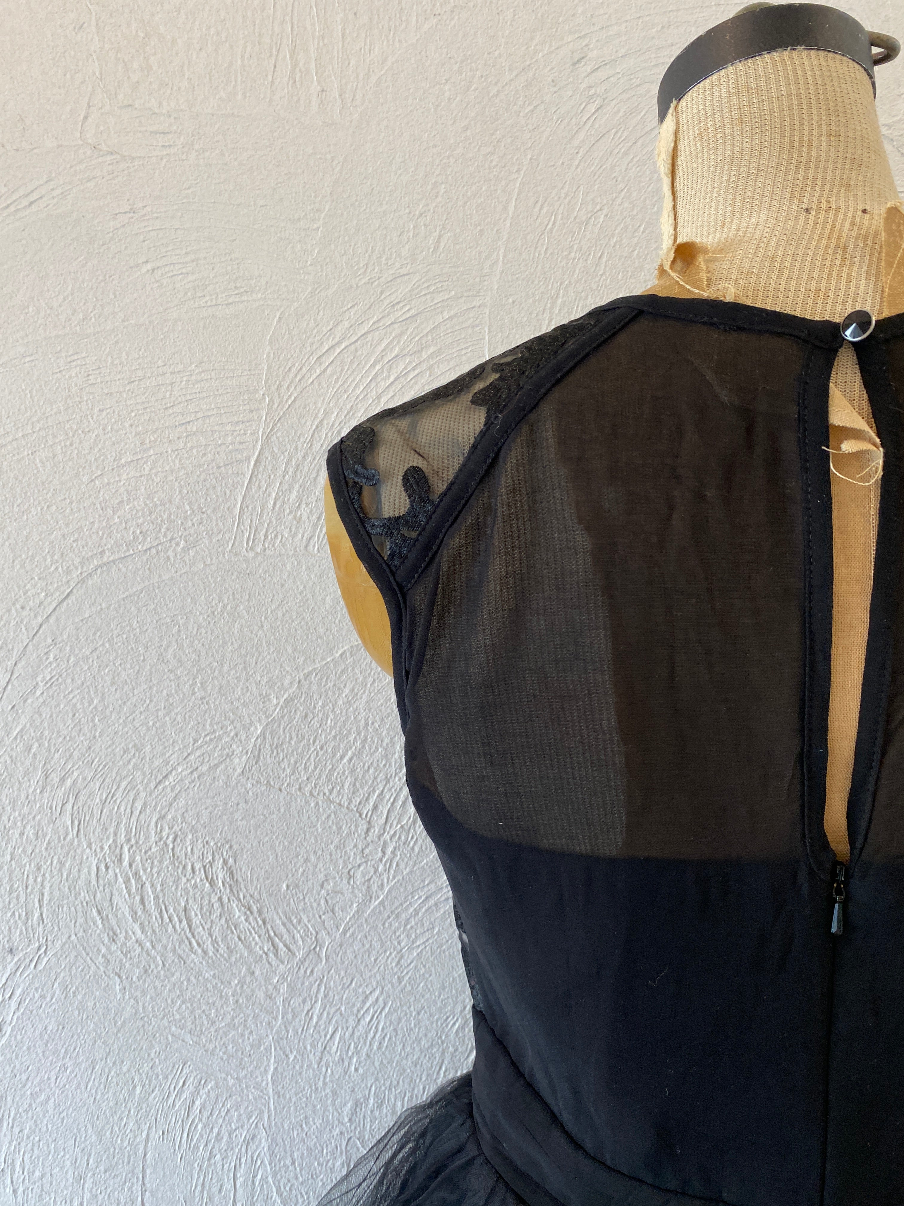 embroidery tull dress