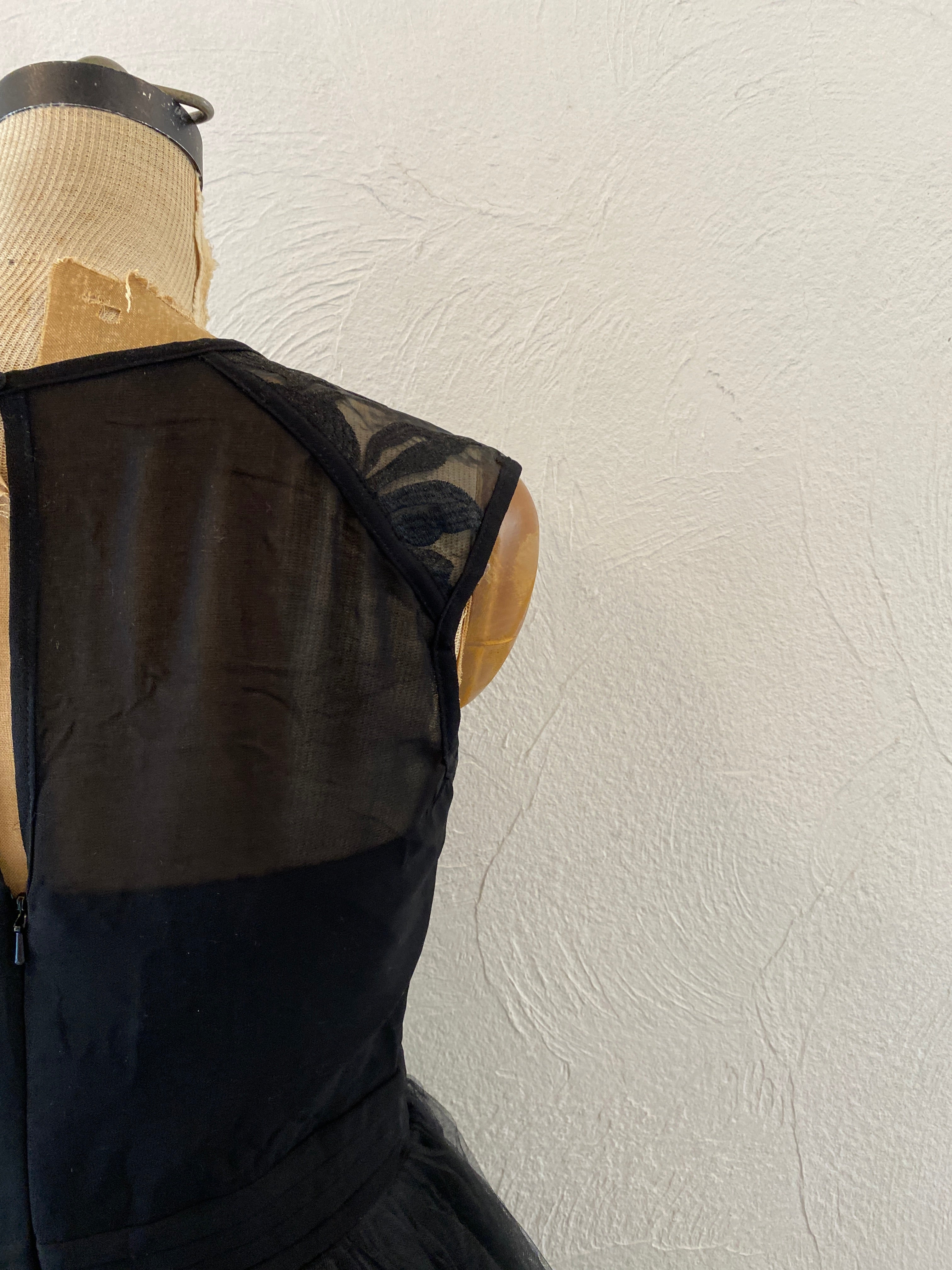 embroidery tull dress