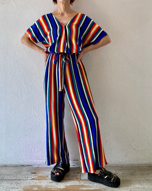 mulch stripe jumpsuit