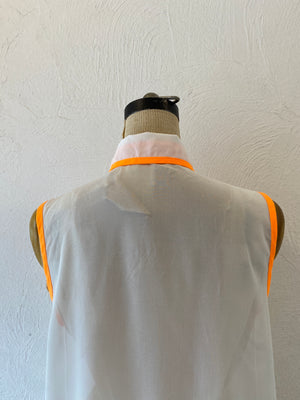 neon piping blouse