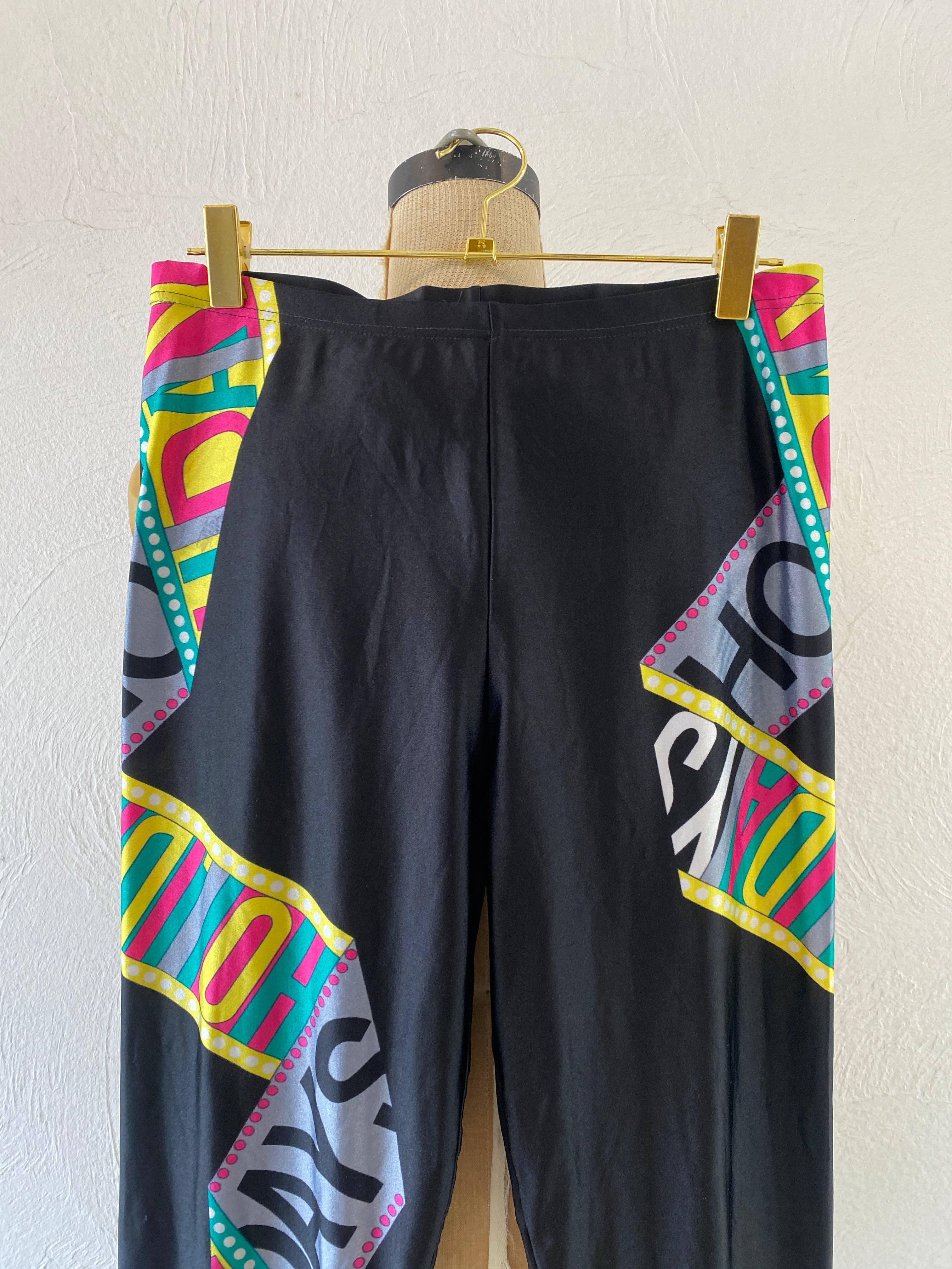 tape pattern leggings