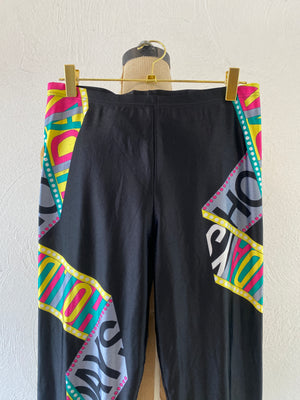 tape pattern leggings